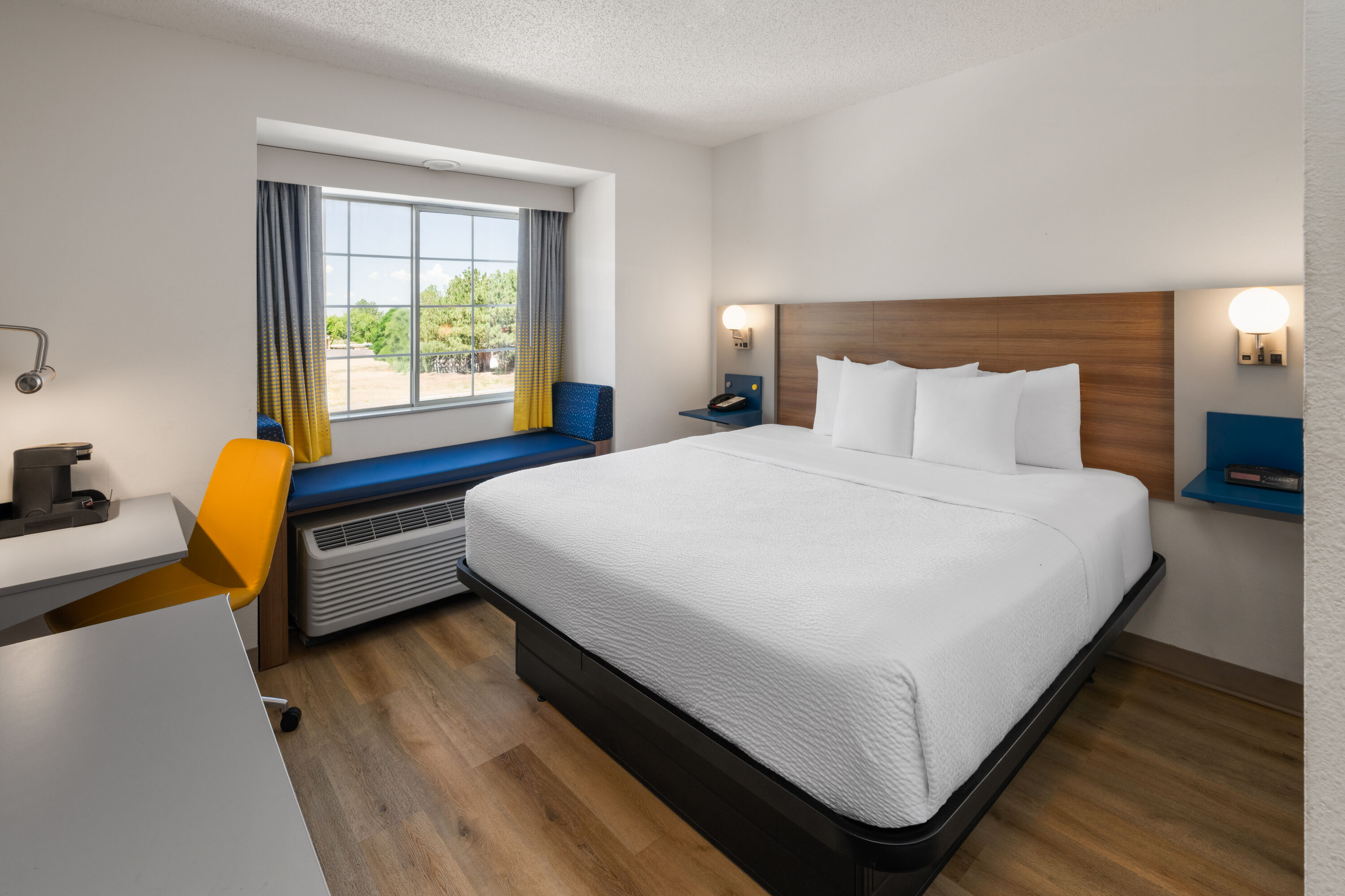 Guest room at the Microtel Inn & Suites by Wyndham Denver Airport in Denver, Colorado
