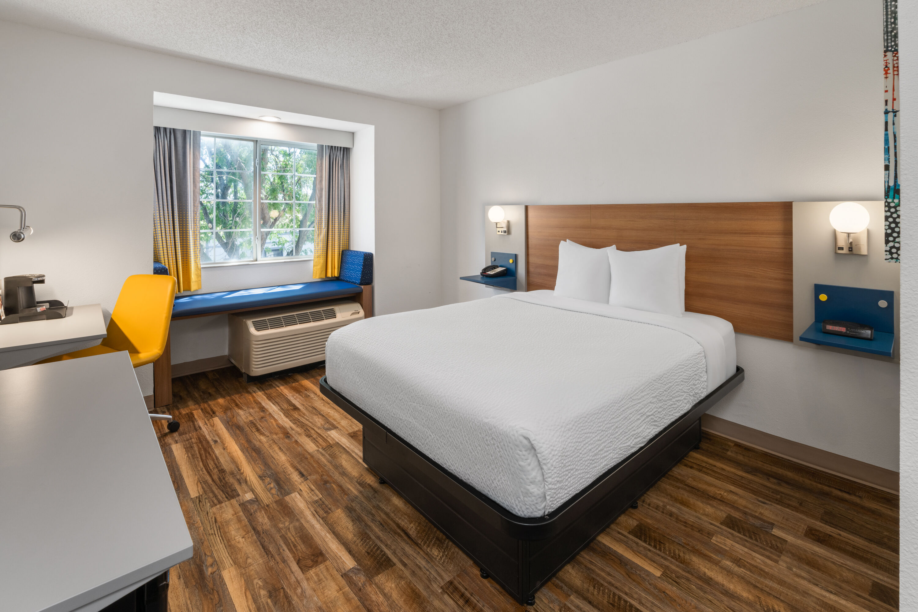 Guest room at the Microtel Inn & Suites by Wyndham Denver Airport in Denver, Colorado