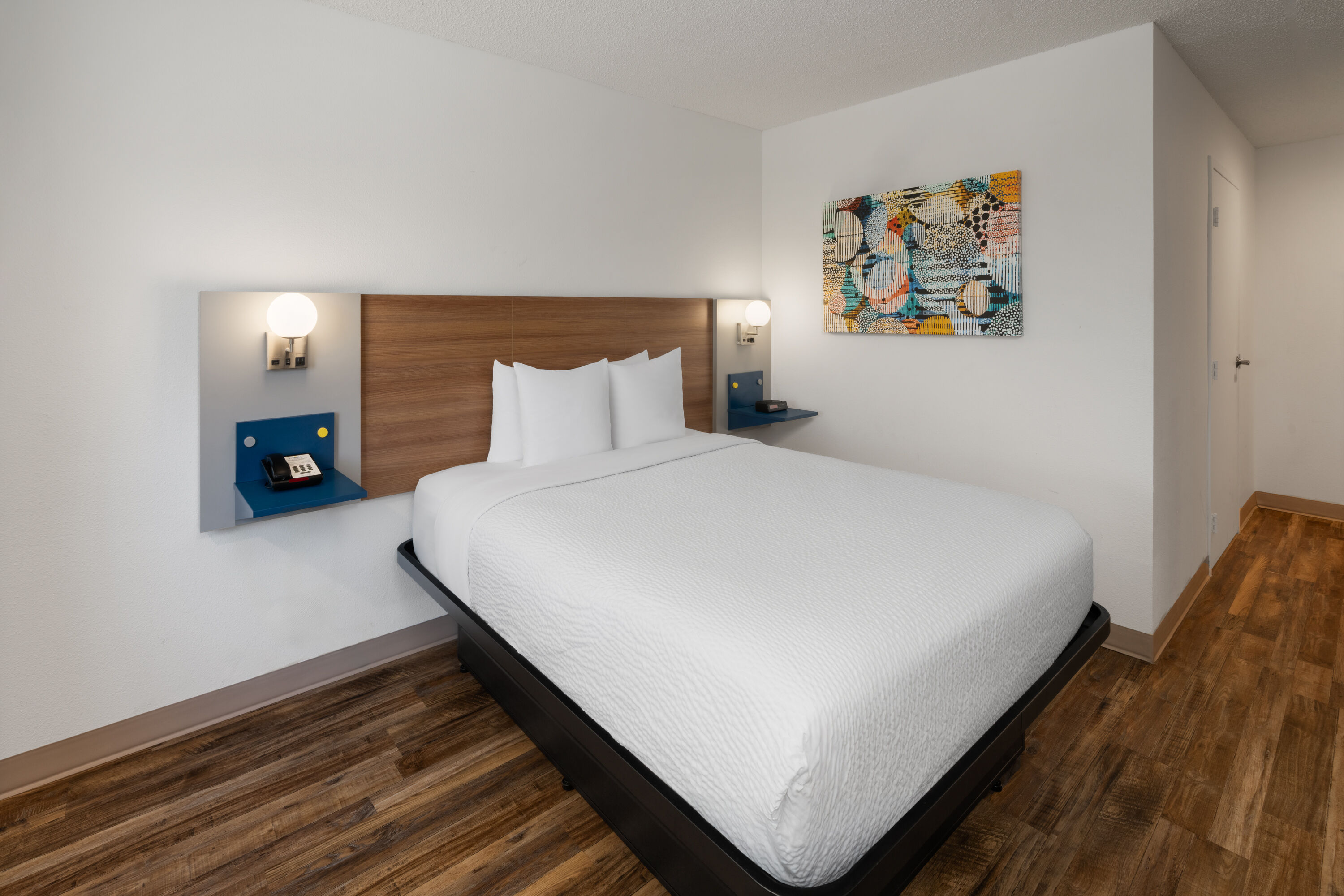 Guest room at the Microtel Inn & Suites by Wyndham Denver Airport in Denver, Colorado