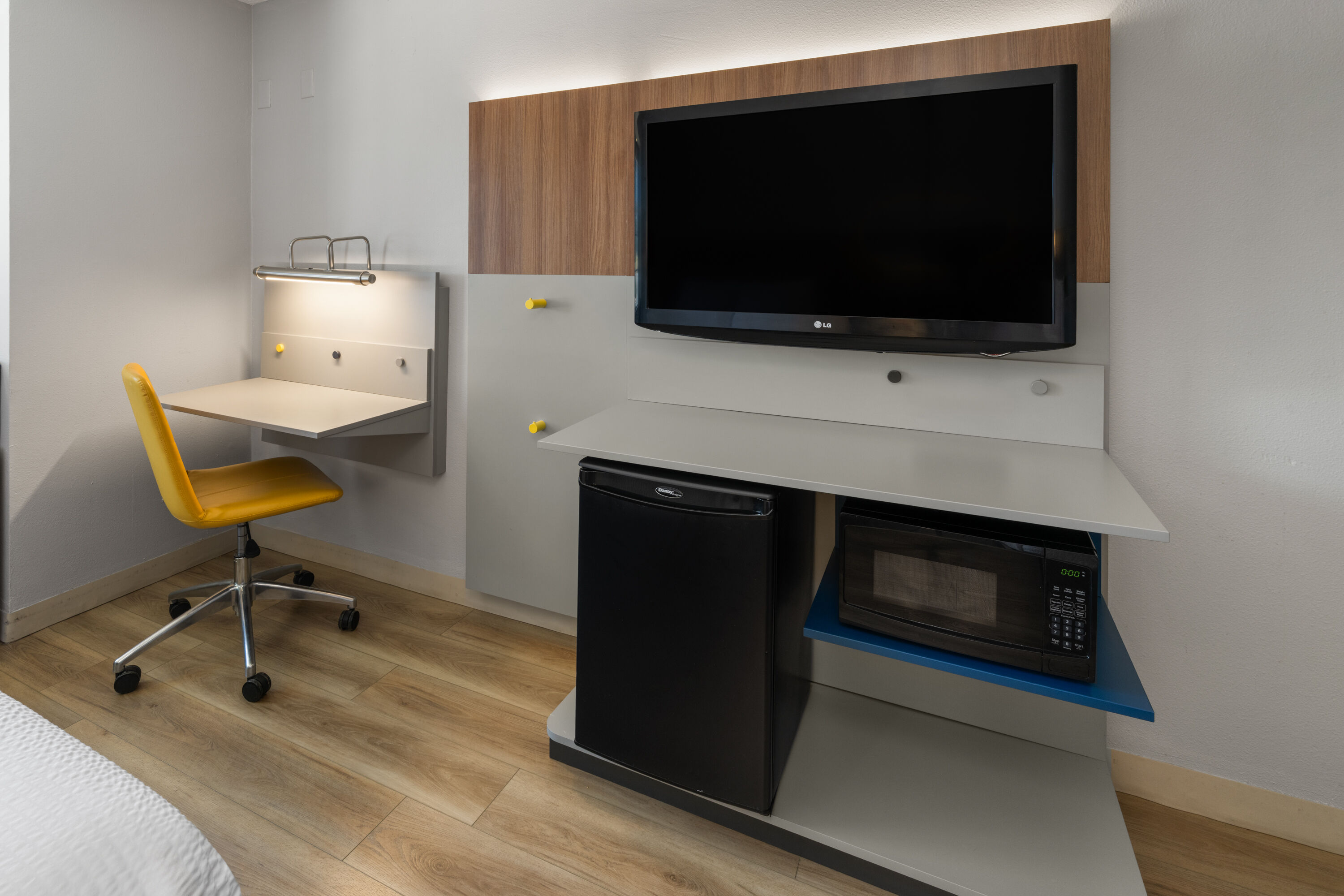 Guest room at the Microtel Inn & Suites by Wyndham Denver Airport in Denver, Colorado