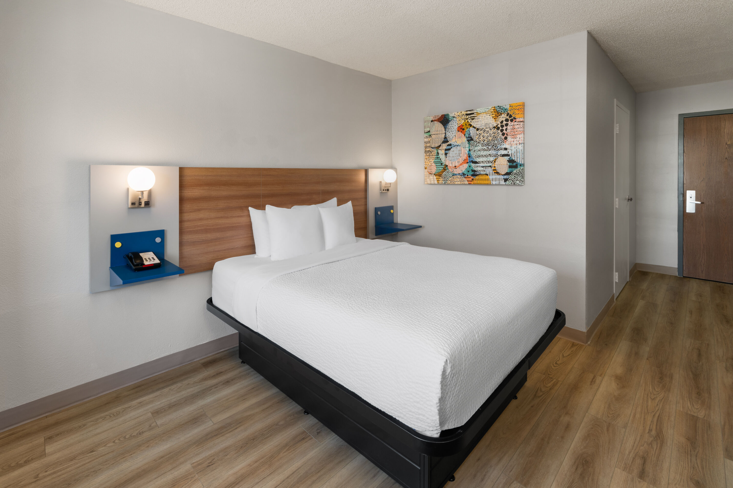 Guest room at the Microtel Inn & Suites by Wyndham Denver Airport in Denver, Colorado