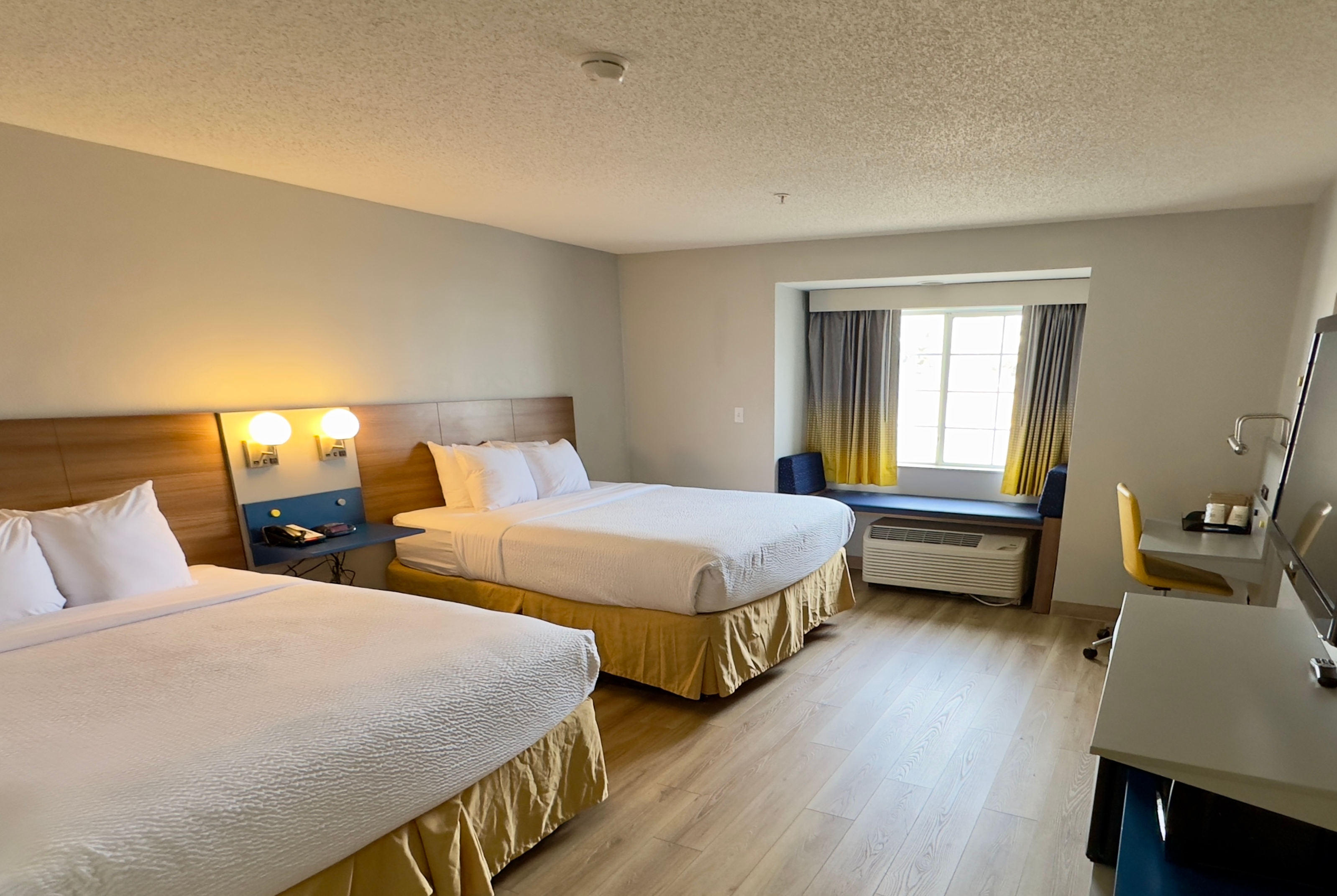 Guest room at the Microtel Inn & Suites by Wyndham Denver Airport in Denver, Colorado