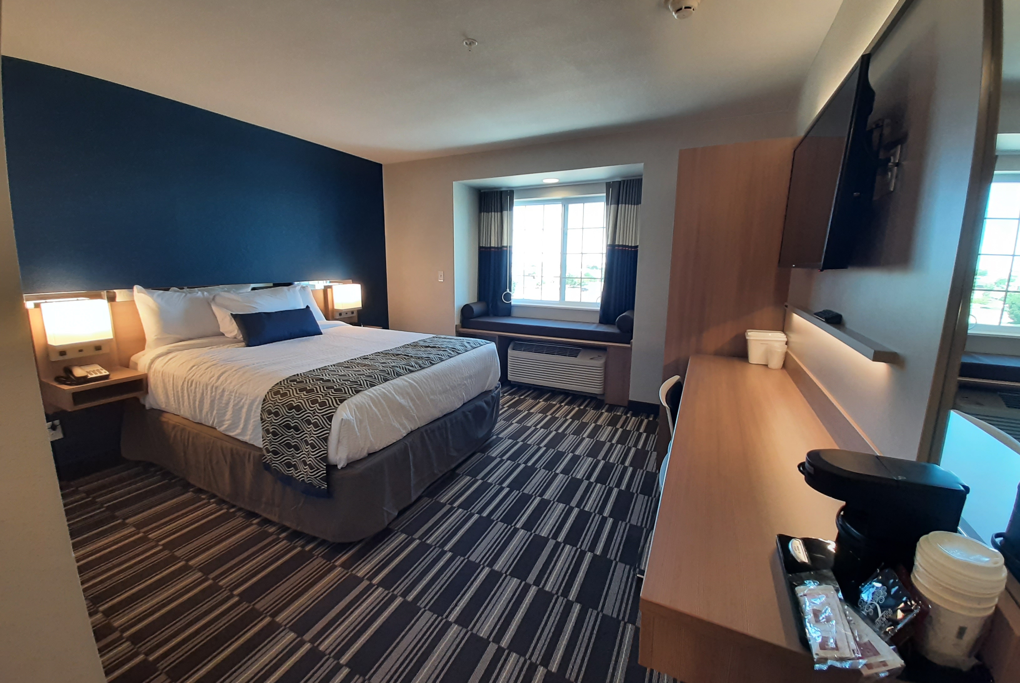 Guest room at the Microtel Inn & Suites by Wyndham Loveland in Loveland, Colorado