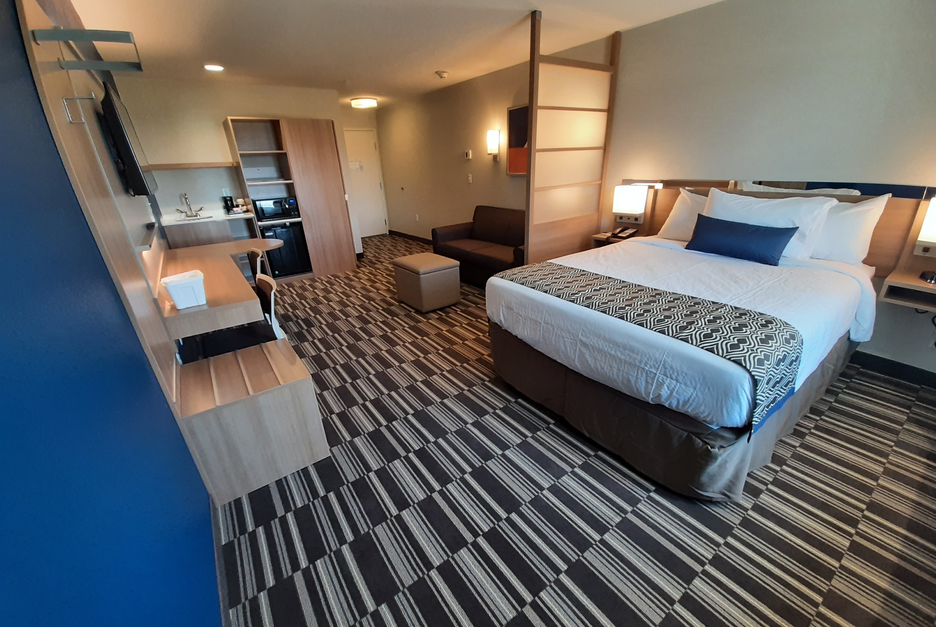 Guest room at the Microtel Inn & Suites by Wyndham Loveland in Loveland, Colorado