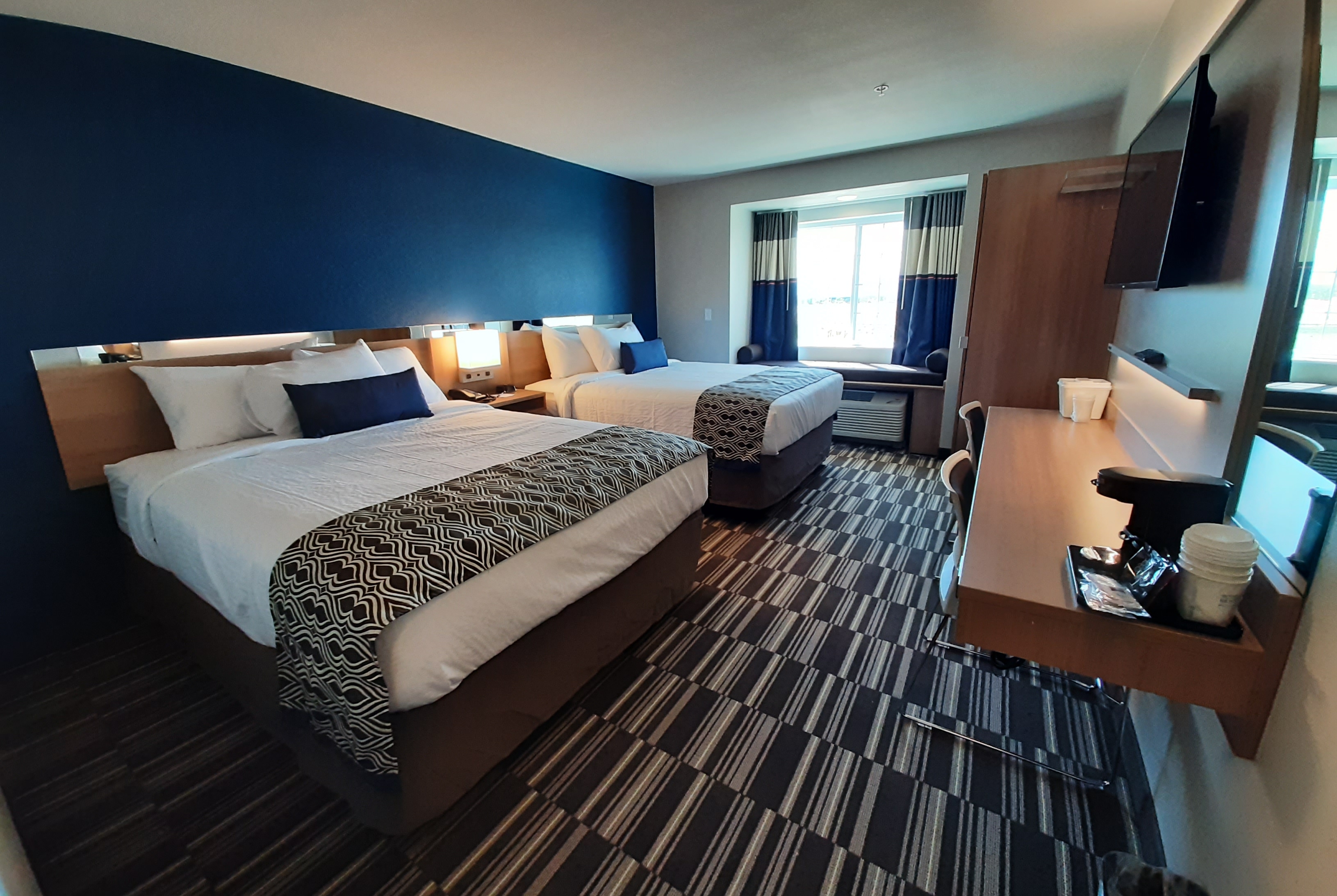 Guest room at the Microtel Inn & Suites by Wyndham Loveland in Loveland, Colorado