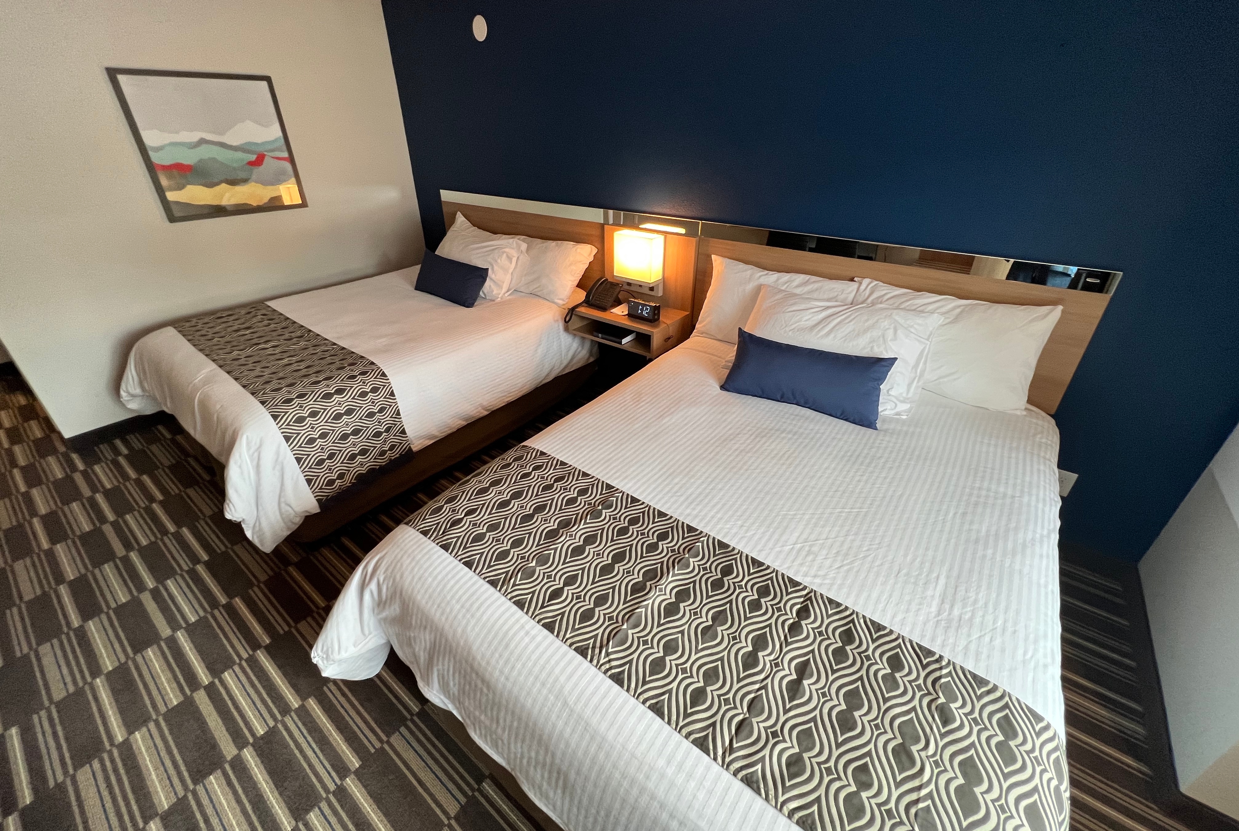 Guest room at the Microtel Inn & Suites by Wyndham Woodland Park in Woodland Park, Colorado
