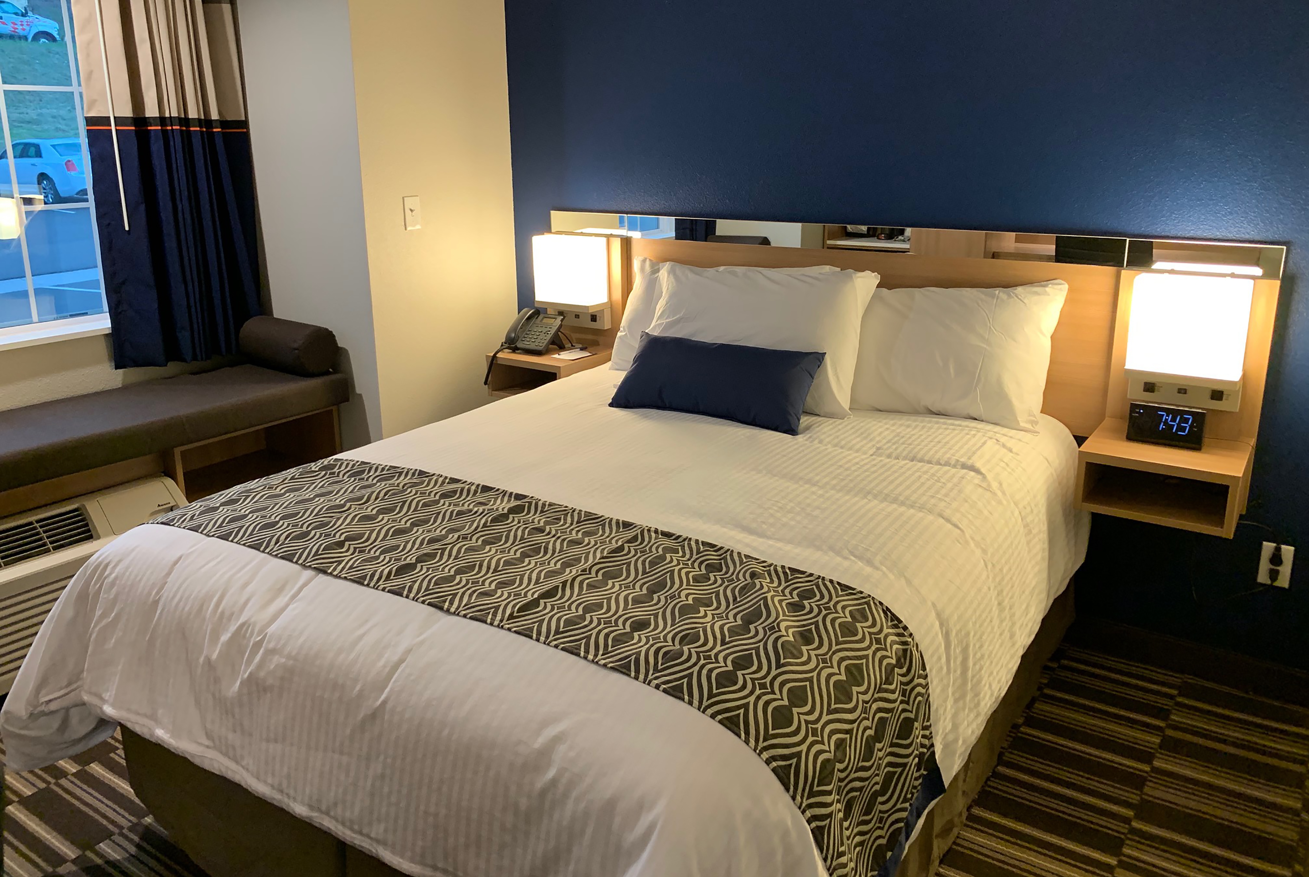 Guest room at the Microtel Inn & Suites by Wyndham Woodland Park in Woodland Park, Colorado