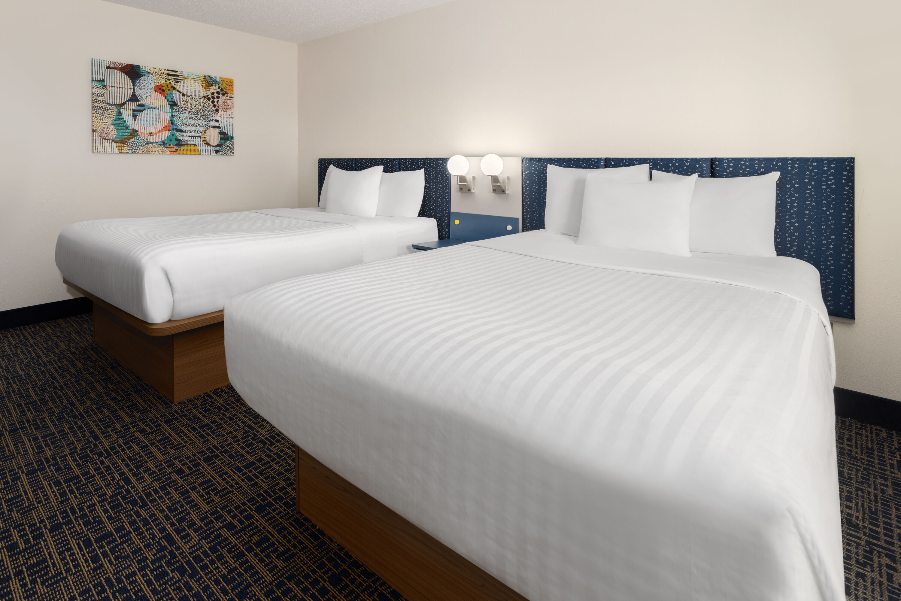 Guest room at the Microtel Inn & Suites by Wyndham Dover in Dover, Delaware