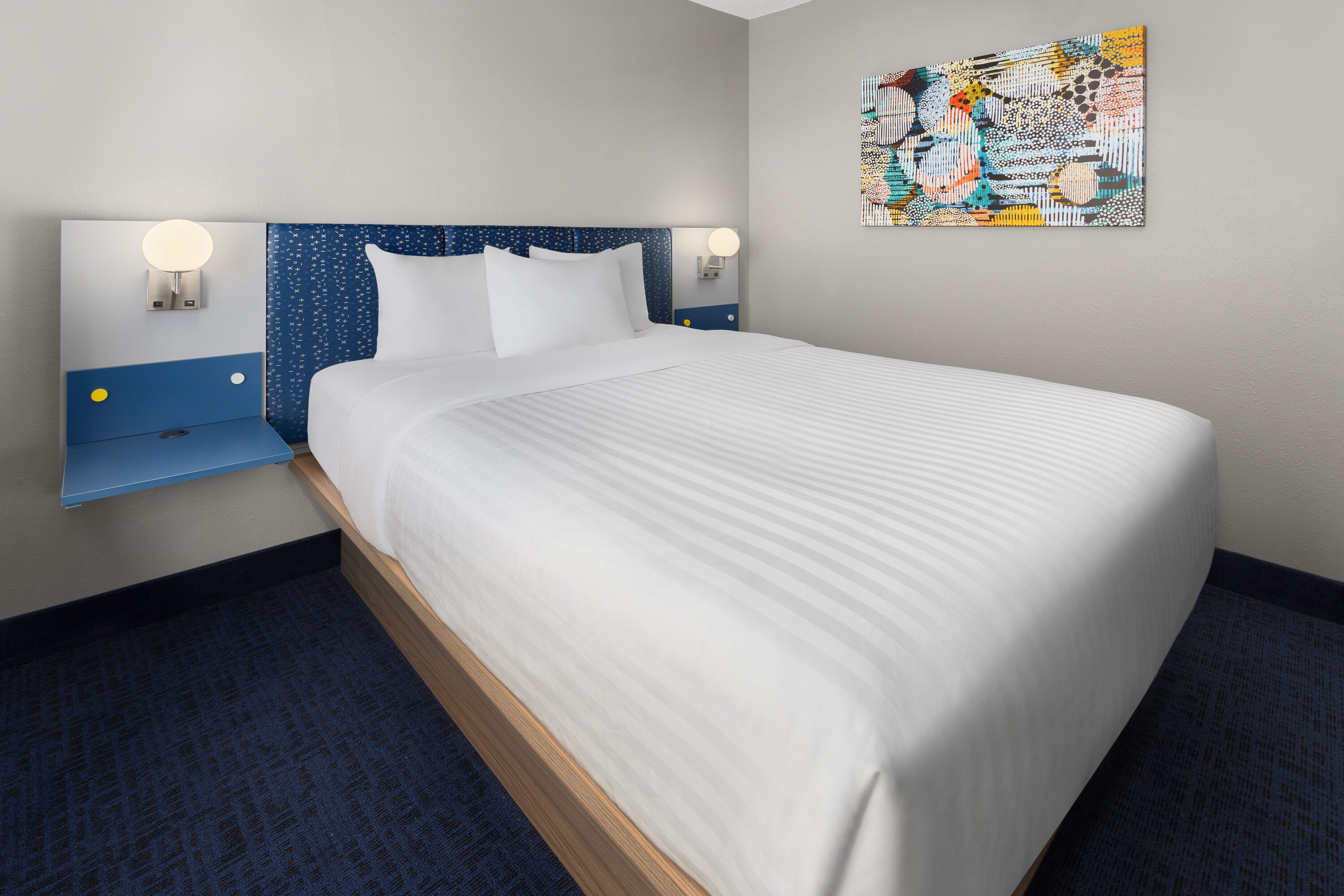 Guest room at the Microtel Inn & Suites by Wyndham Dover in Dover, Delaware