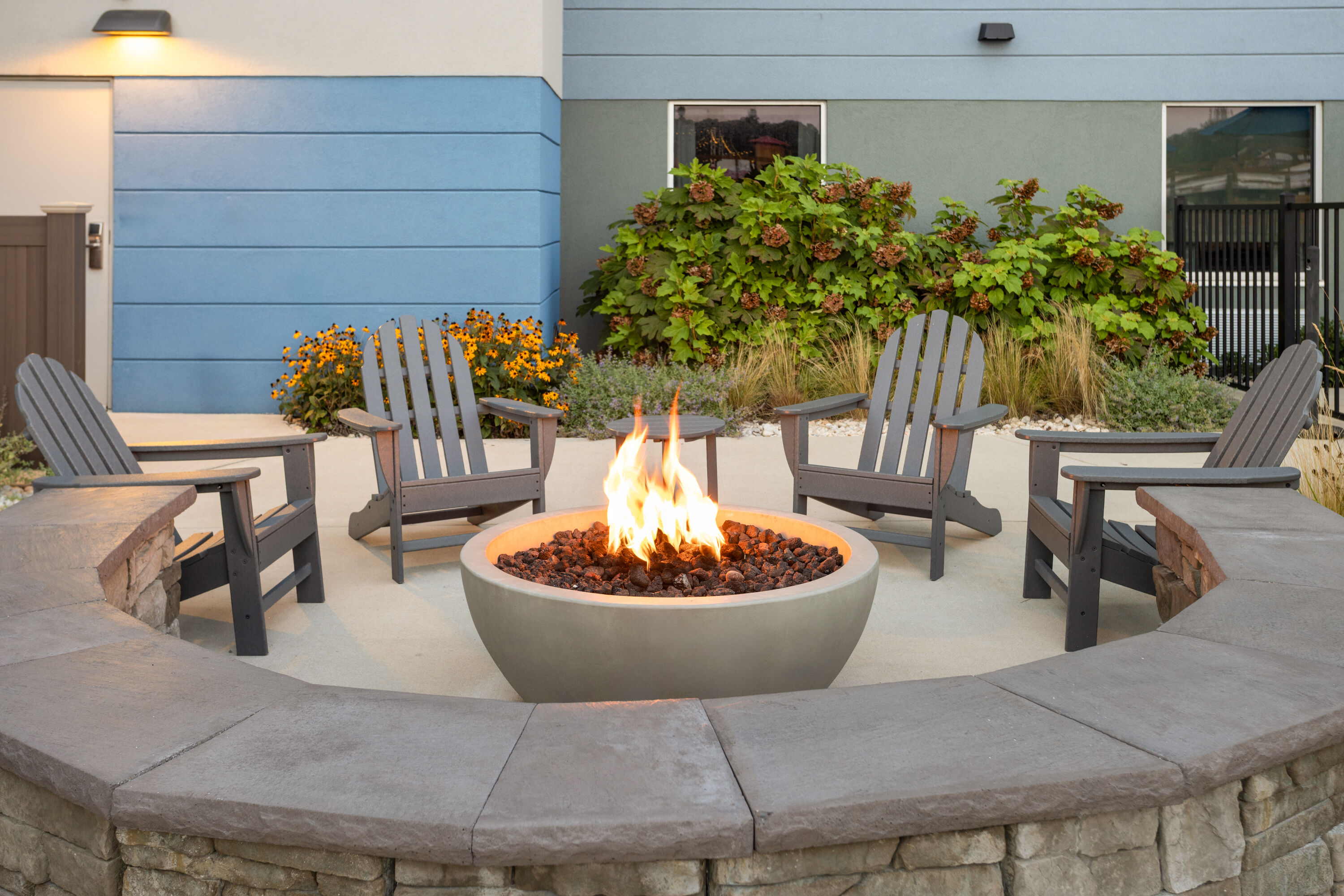Firepit at Microtel Inn & Suites by Wyndham Rehoboth Beach in Rehoboth Beach, Delaware