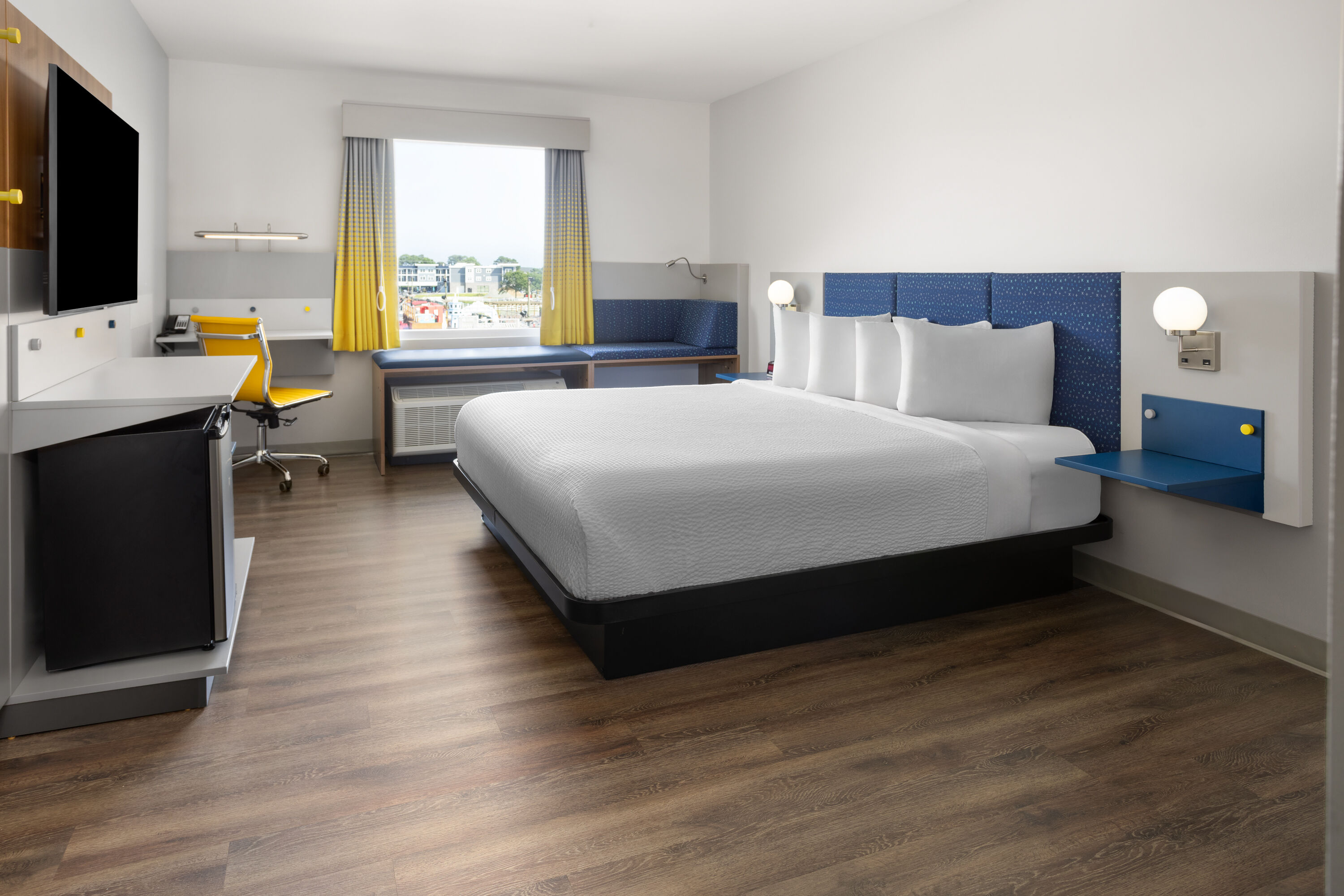 Guest room at the Microtel Inn & Suites by Wyndham Rehoboth Beach in Rehoboth Beach, Delaware