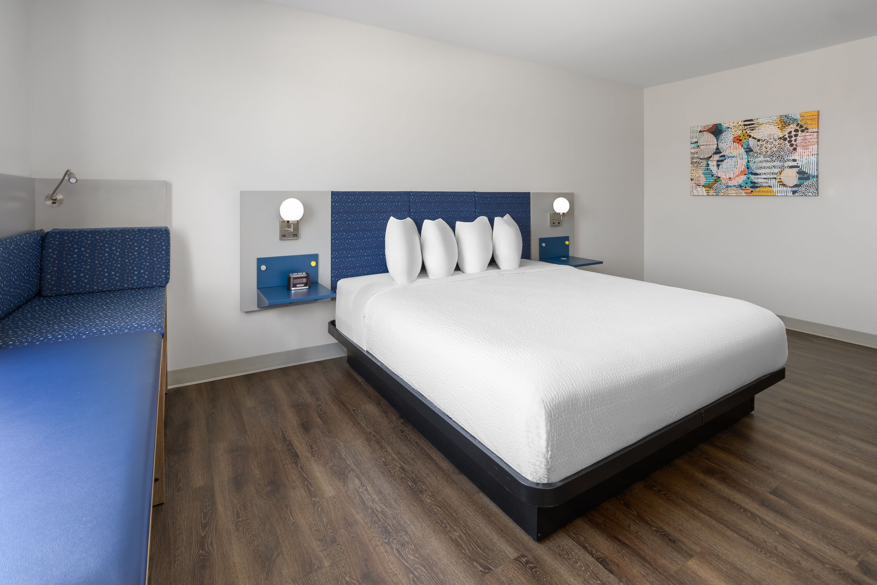 Guest room at the Microtel Inn & Suites by Wyndham Rehoboth Beach in Rehoboth Beach, Delaware