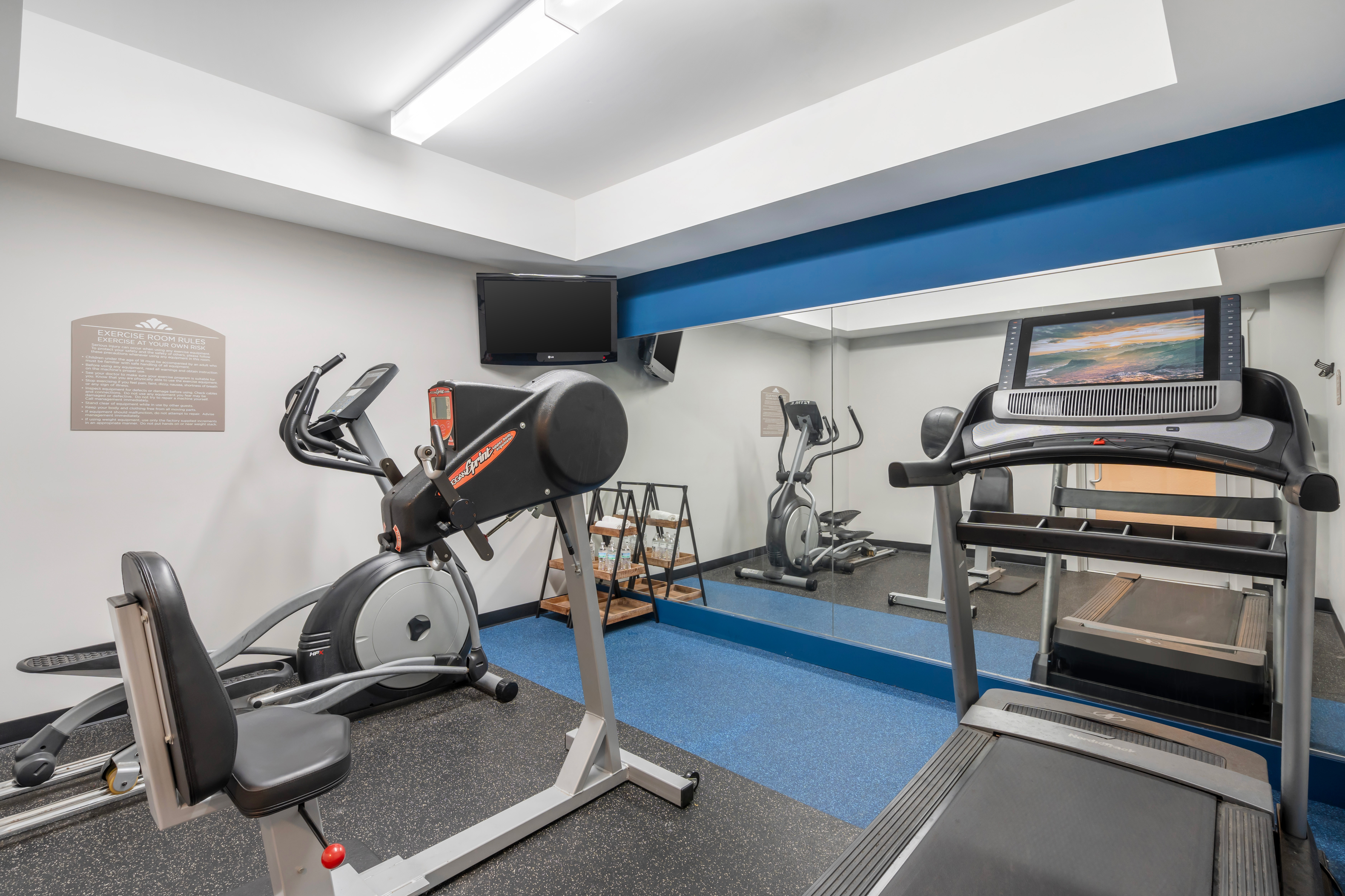 Fitness room at Microtel Inn & Suites by Wyndham Brooksville in Brooksville, Florida