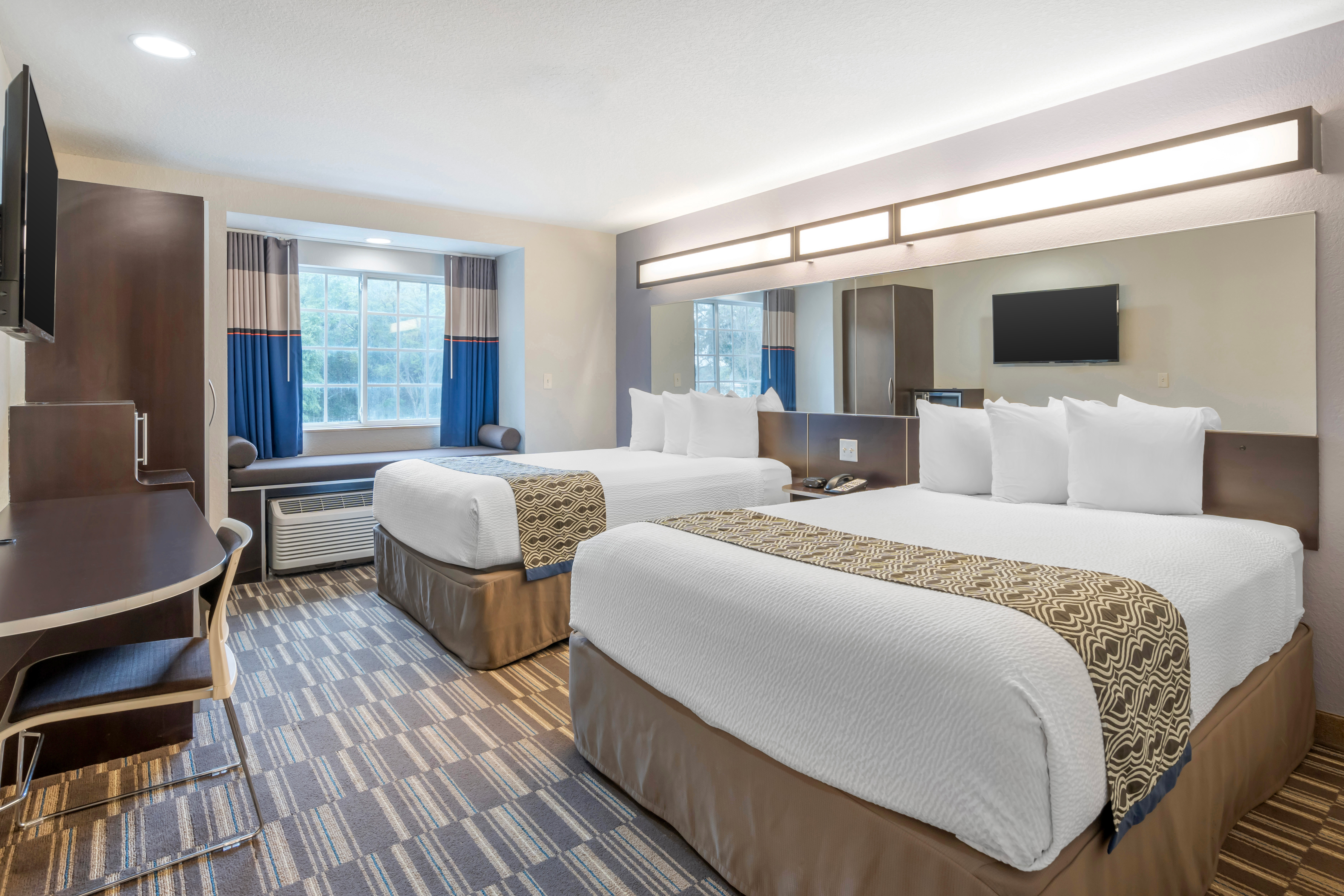 Guest room at the Microtel Inn & Suites by Wyndham Brooksville in Brooksville, Florida