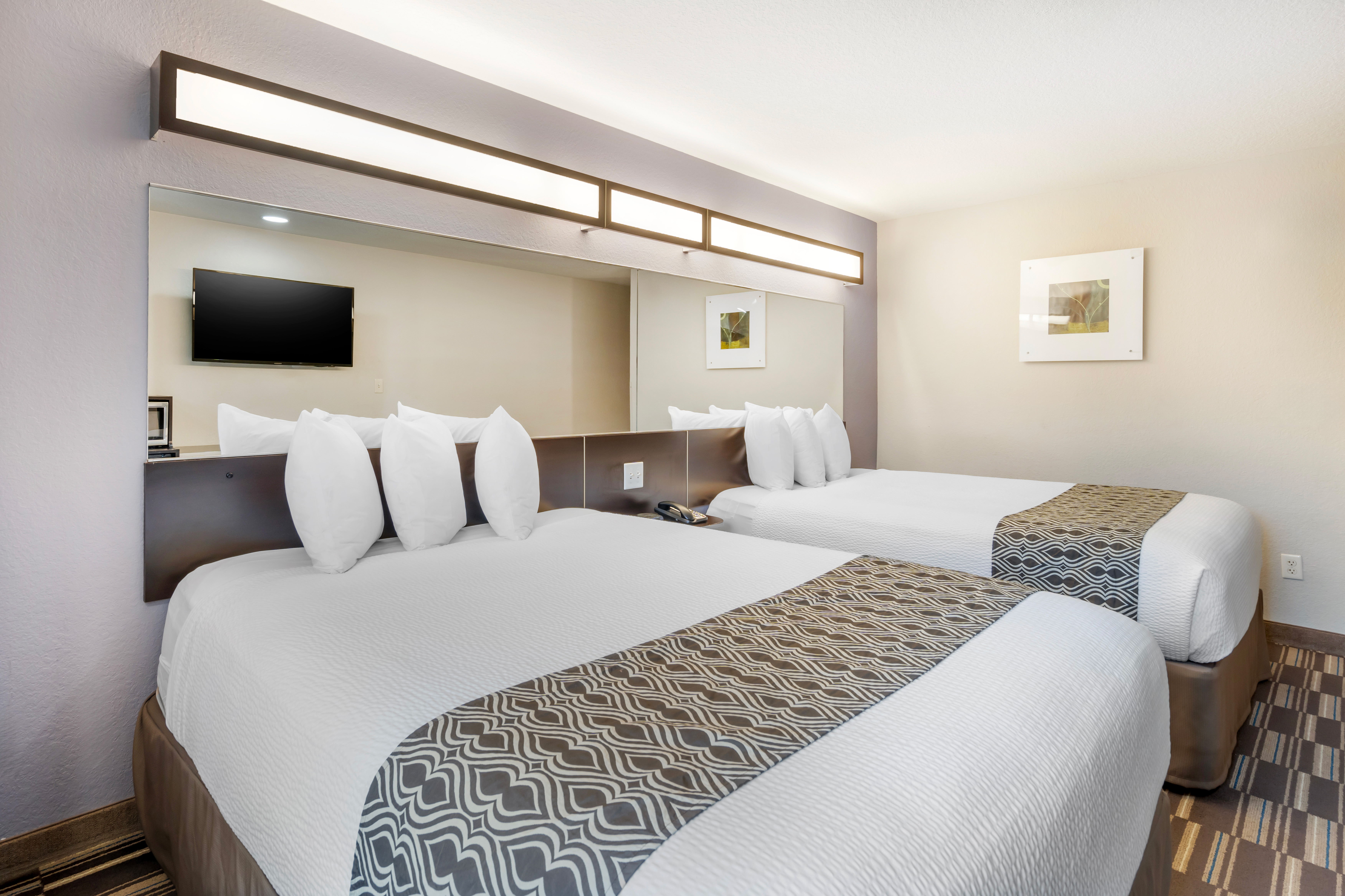 Guest room at the Microtel Inn & Suites by Wyndham Brooksville in Brooksville, Florida