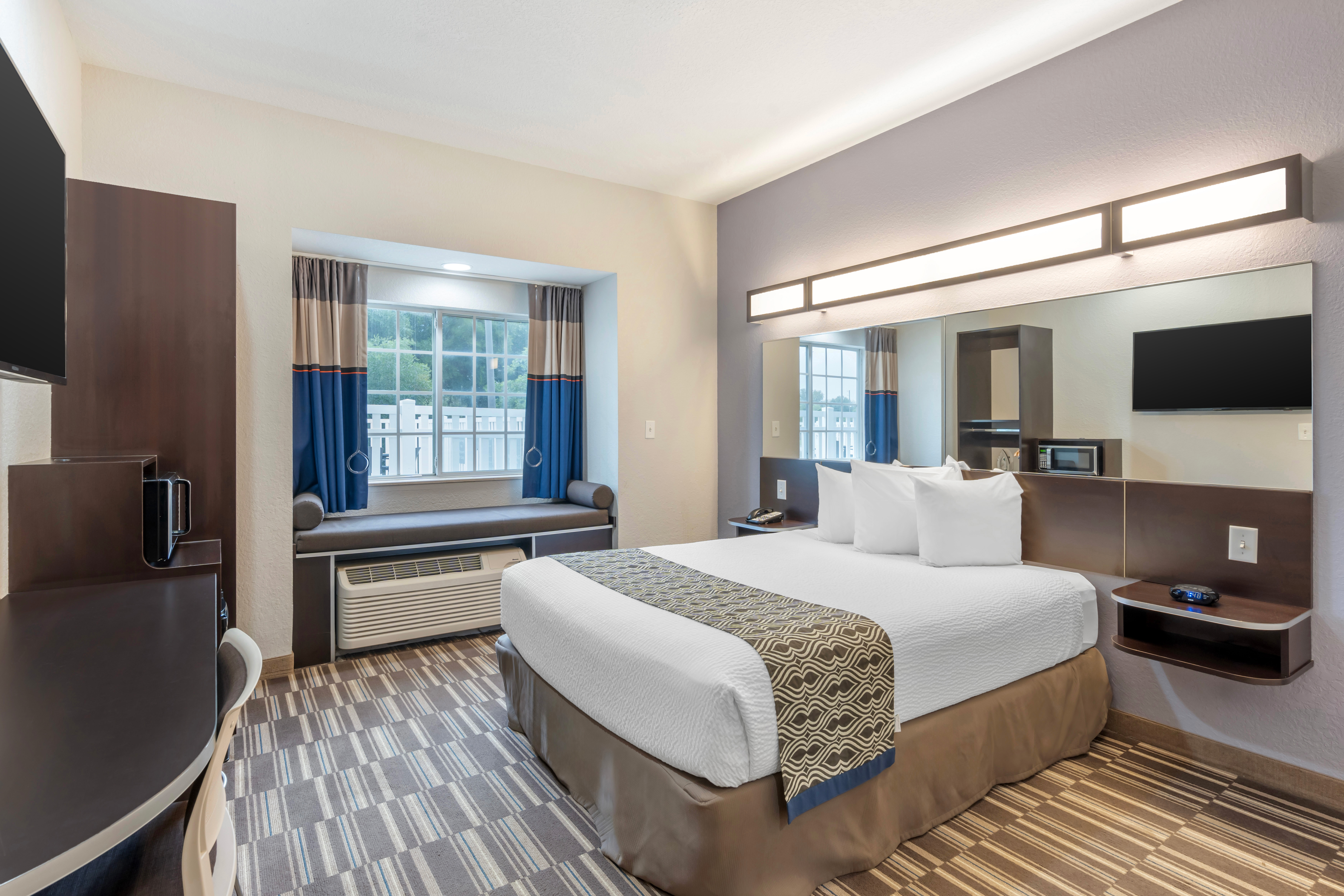 Guest room at the Microtel Inn & Suites by Wyndham Brooksville in Brooksville, Florida