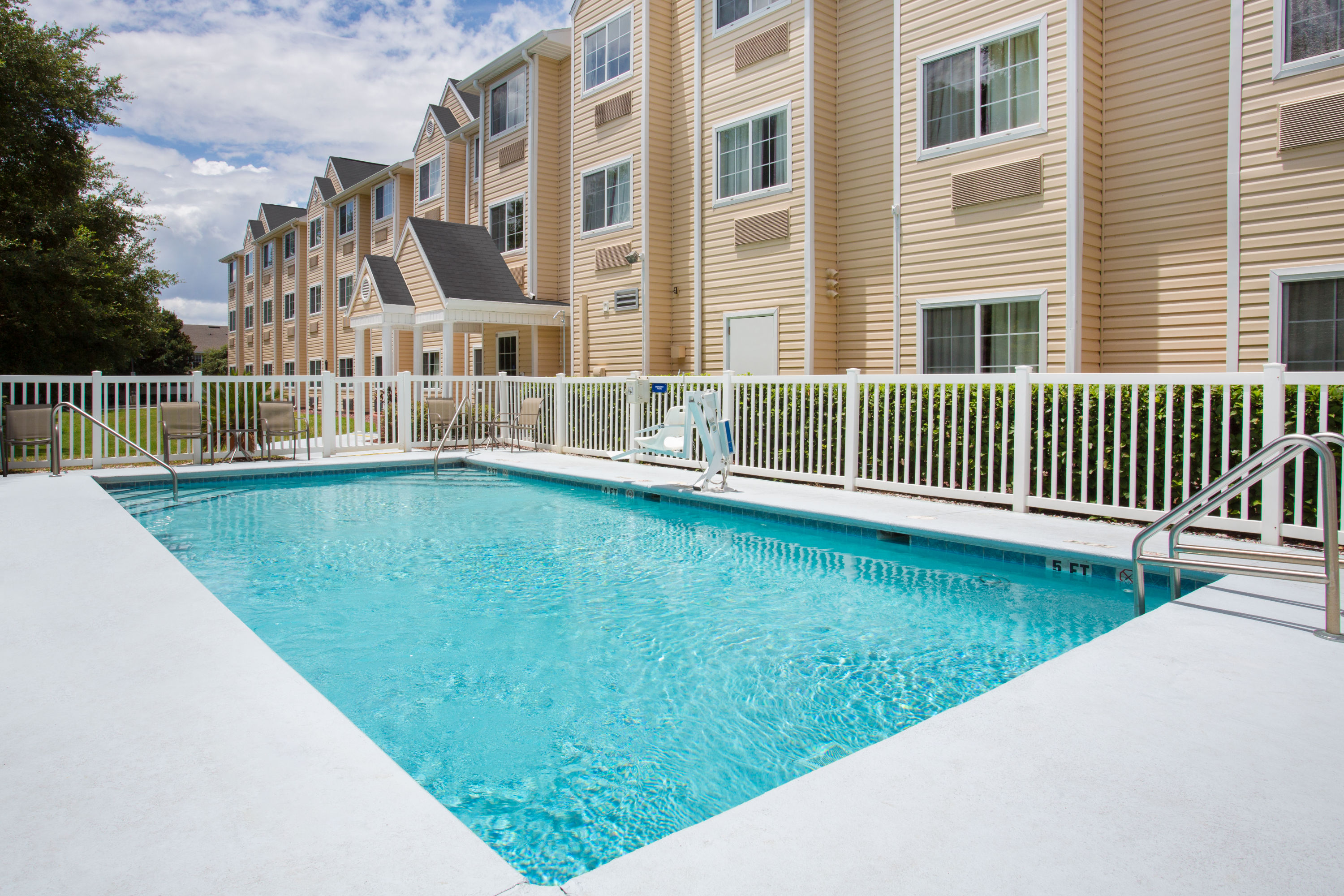 Pool at the Microtel Inn & Suites by Wyndham Leesburg/Mt Dora in Leesburg, Florida