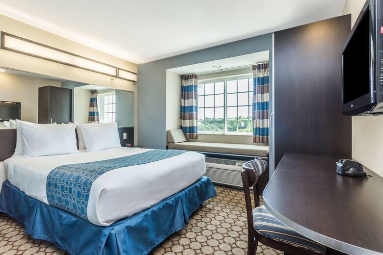 Guest room at the Microtel Inn & Suites by Wyndham Spring Hill/Weeki Wachee in Spring Hill, Florida