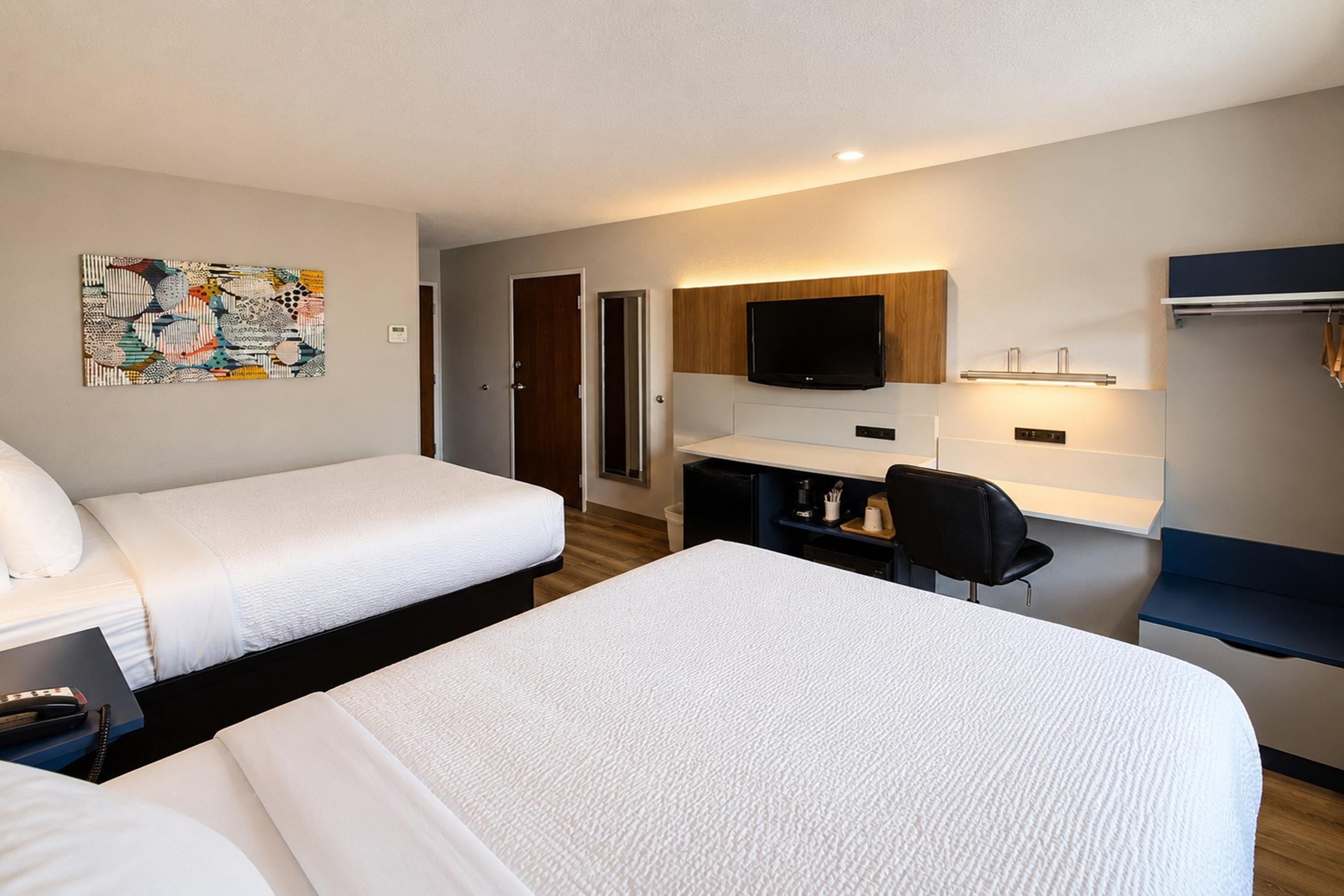 Guest room at the Microtel Inn & Suites by Wyndham Macon in Macon, Georgia
