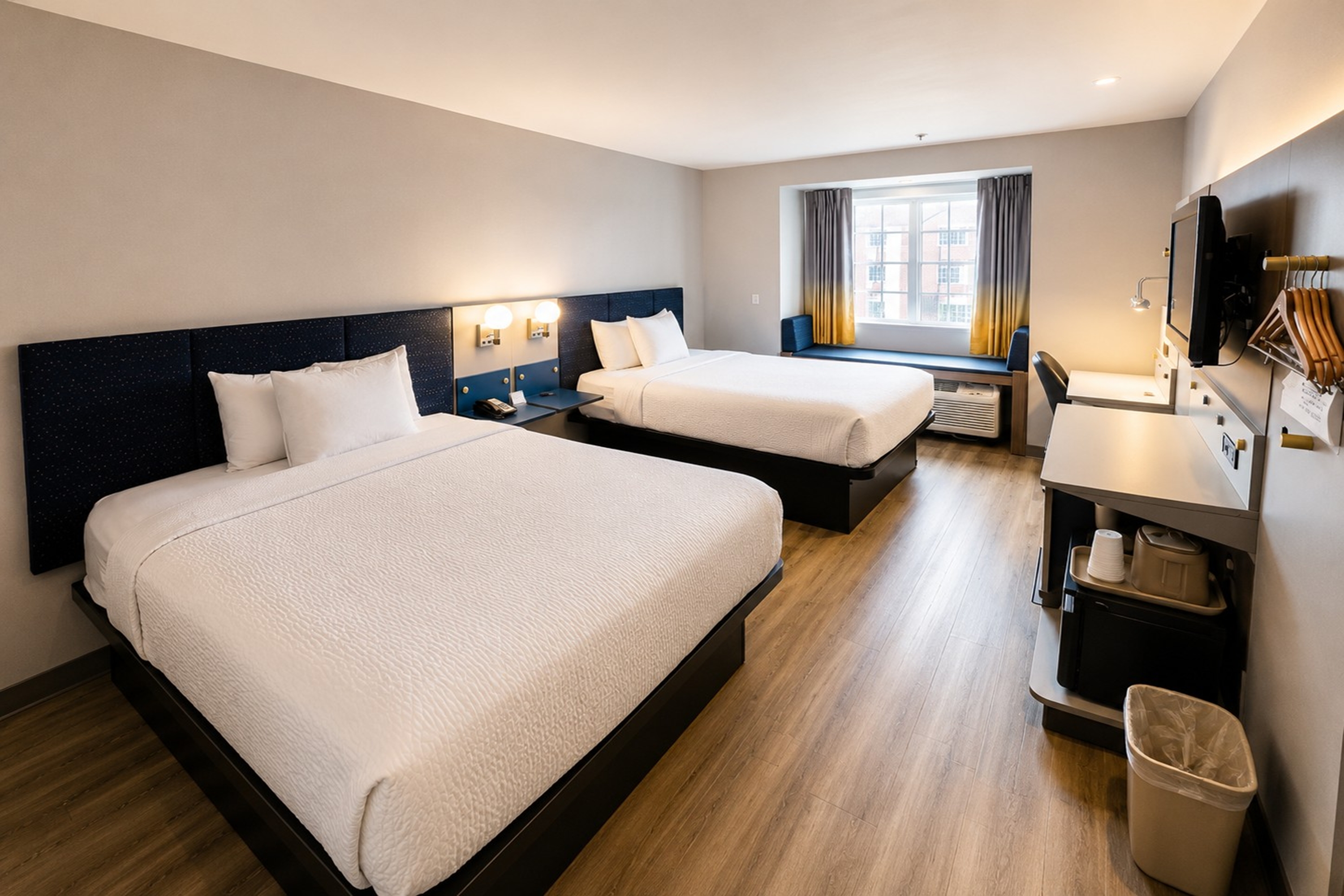 Guest room at the Microtel Inn & Suites by Wyndham Macon in Macon, Georgia
