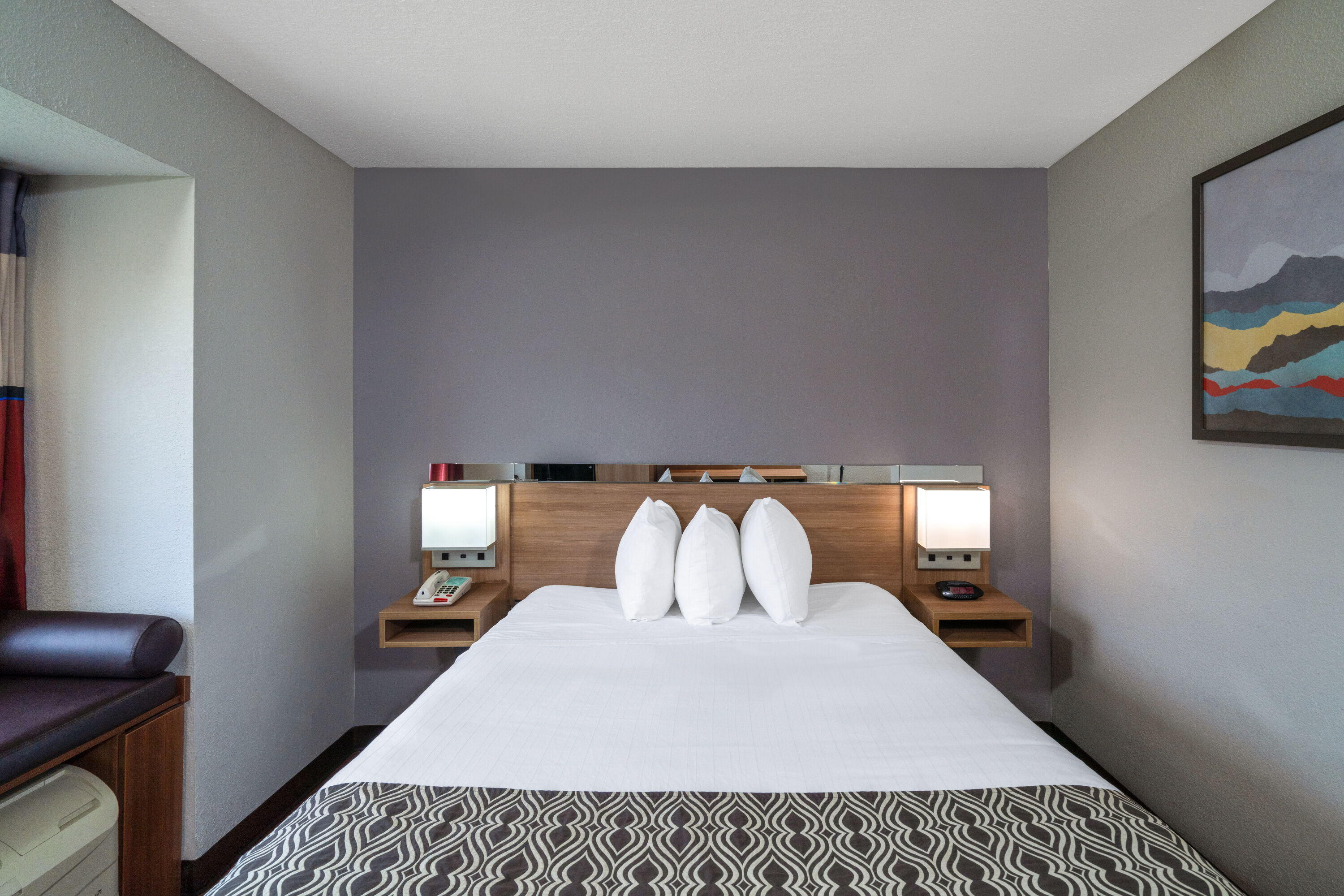 Guest room at the Microtel Inn & Suites by Wyndham Pooler/Savannah in Pooler, Georgia