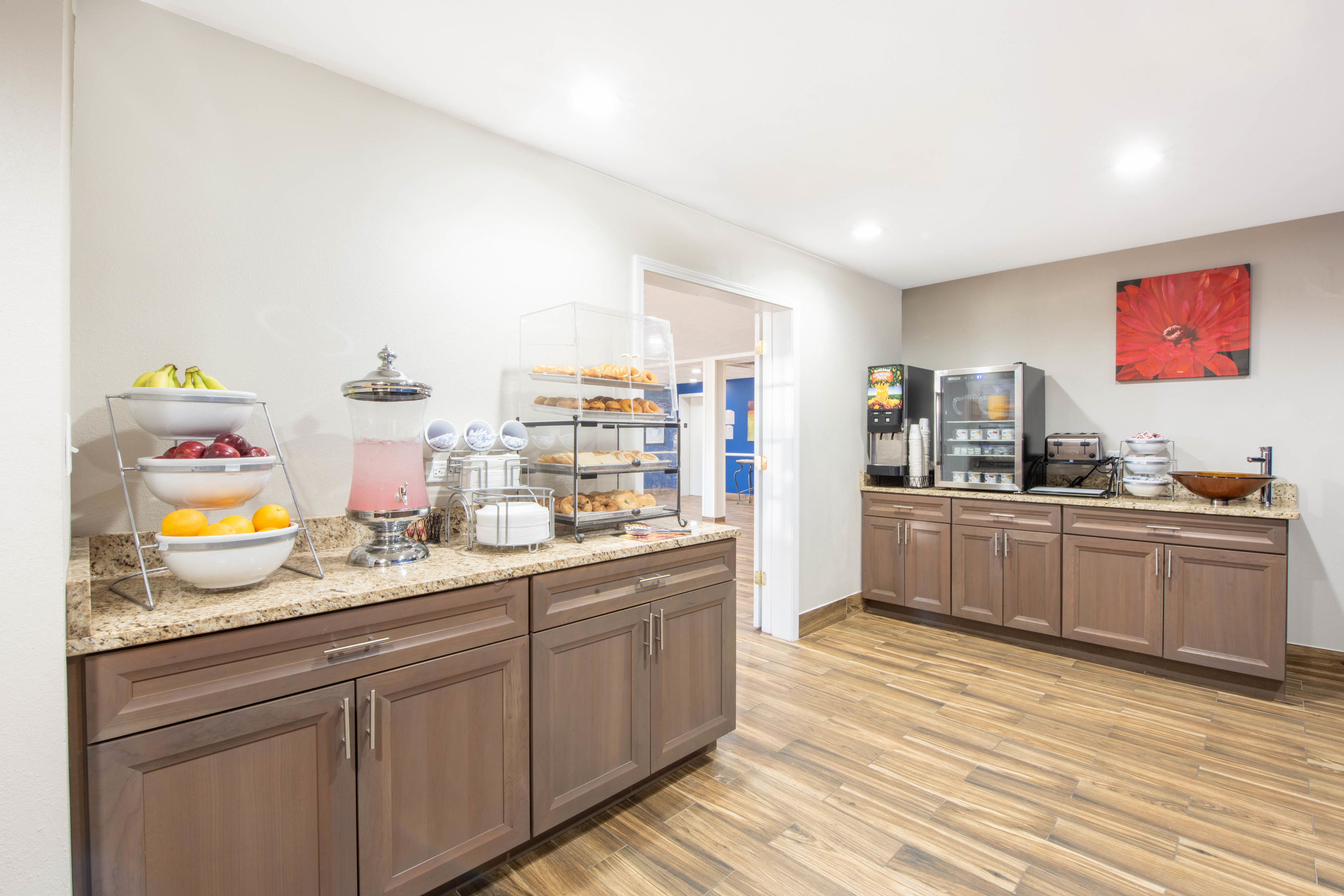 Free breakfast at Microtel Inn & Suites by Wyndham Springfield in Springfield, Illinois