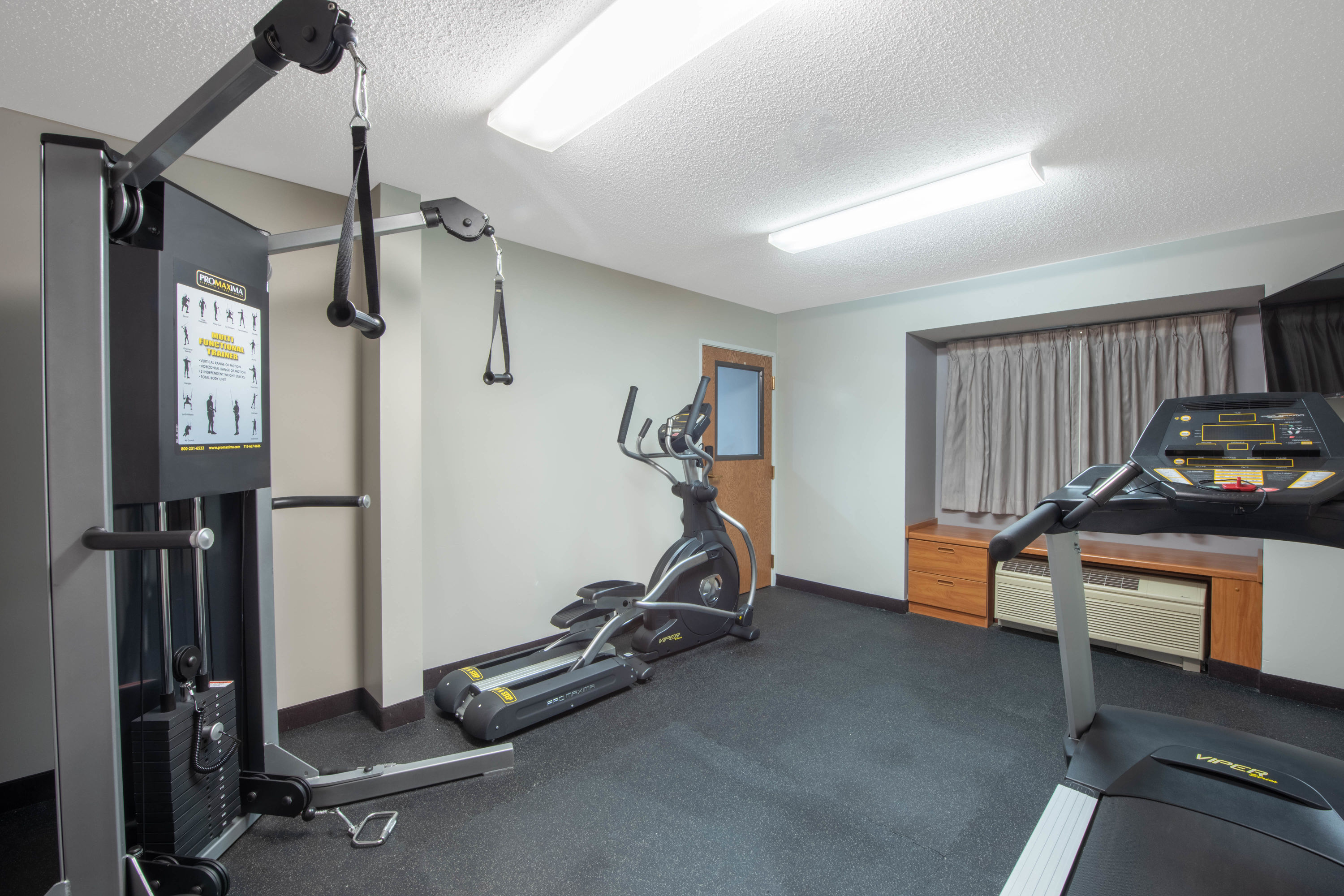 Fitness room at Microtel Inn & Suites by Wyndham Springfield in Springfield, Illinois