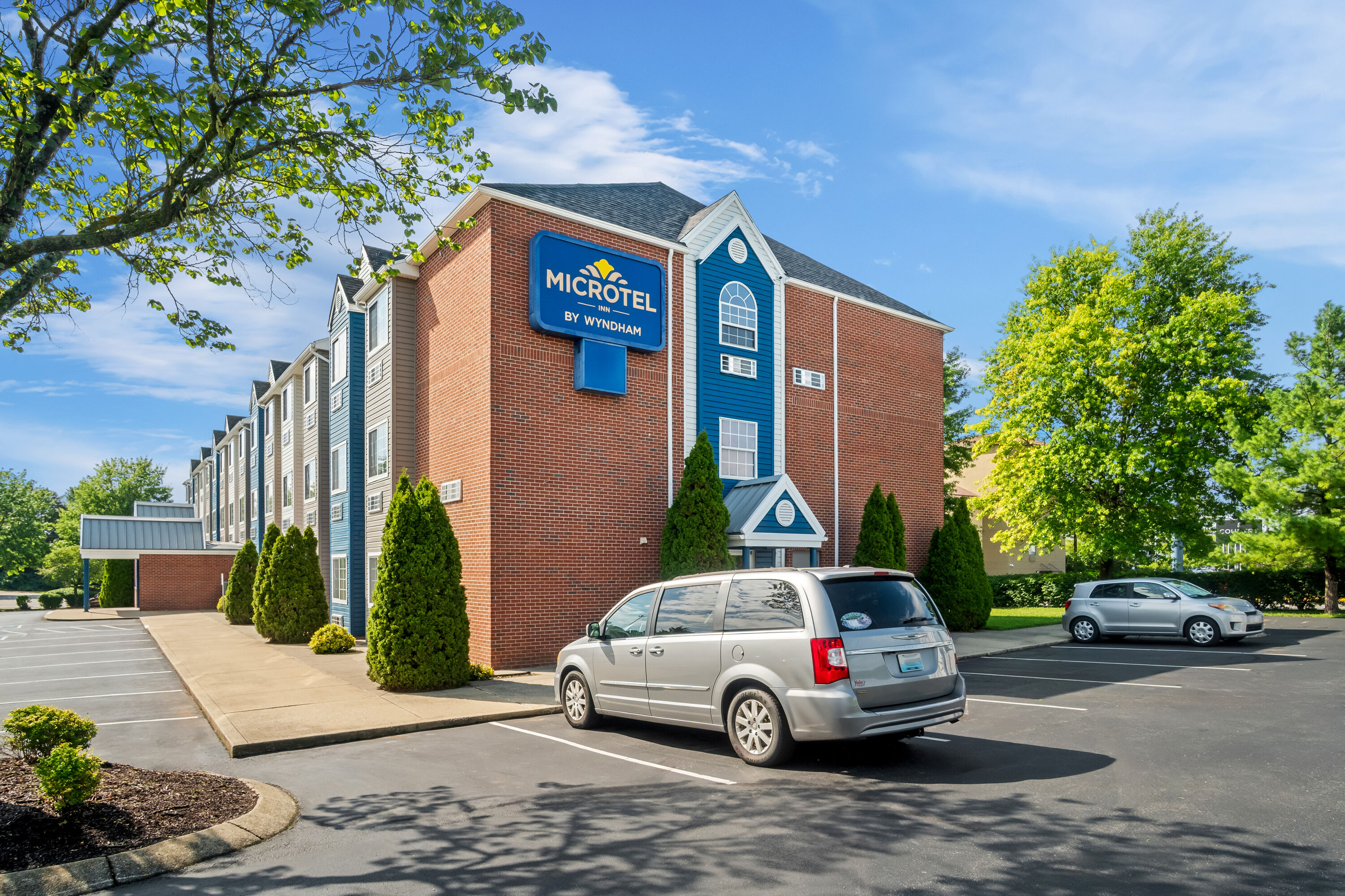 Exterior Day Image of Microtel Inn & Suites by Wyndham Georgetown hotel in Georgetown, Kentucky