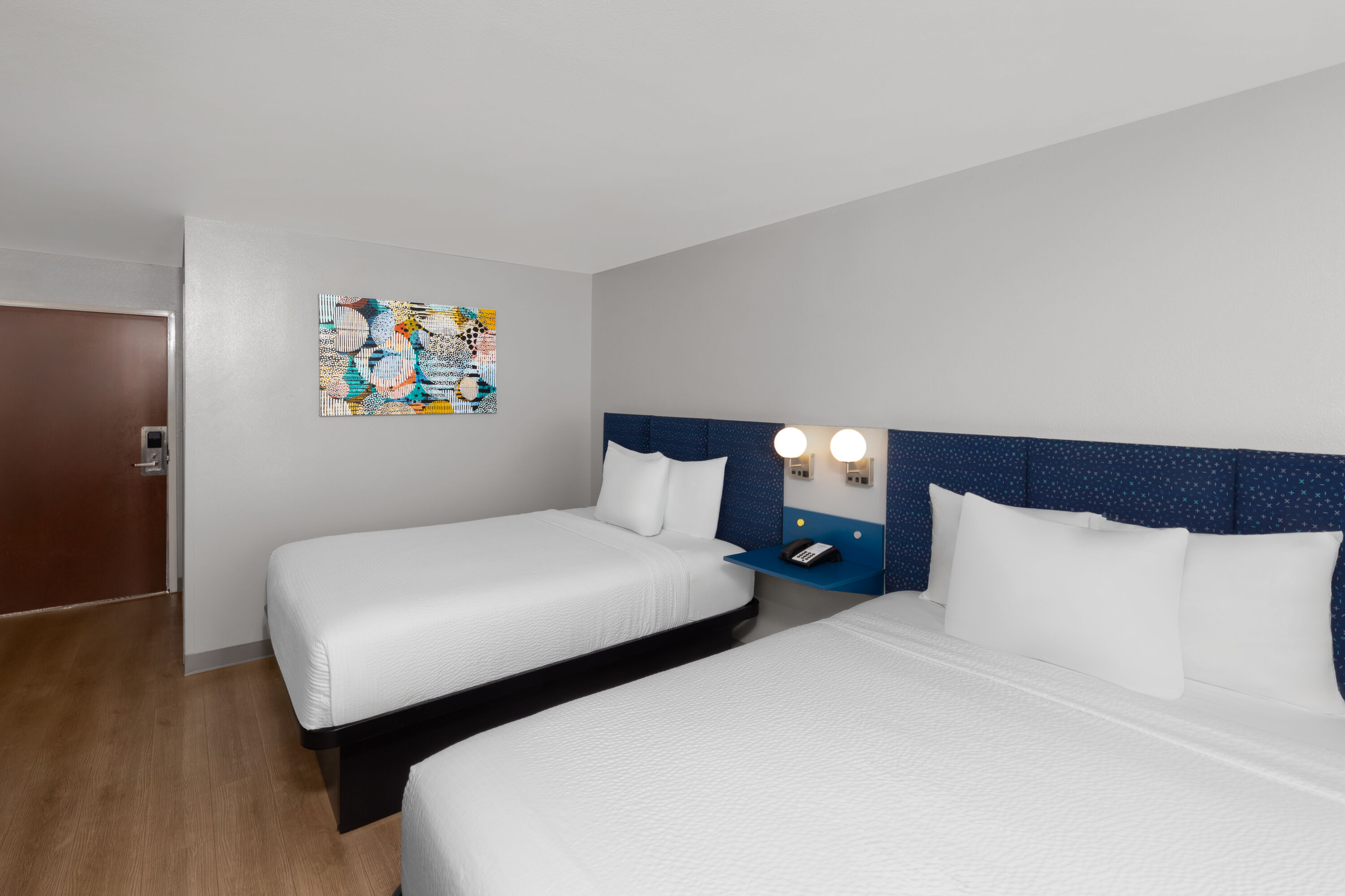 Guest room at the Microtel Inn & Suites by Wyndham Baton Rouge Airport in Baton Rouge, Louisiana