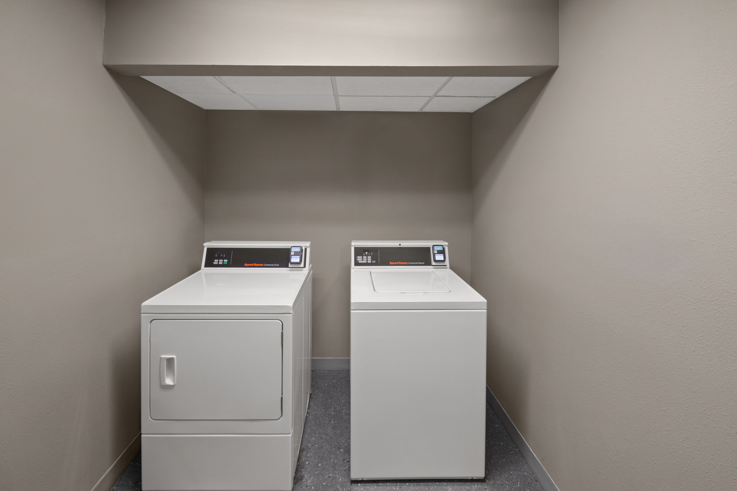 Laundry facilities at Microtel Inn & Suites by Wyndham Baton Rouge Airport in Baton Rouge, Louisiana