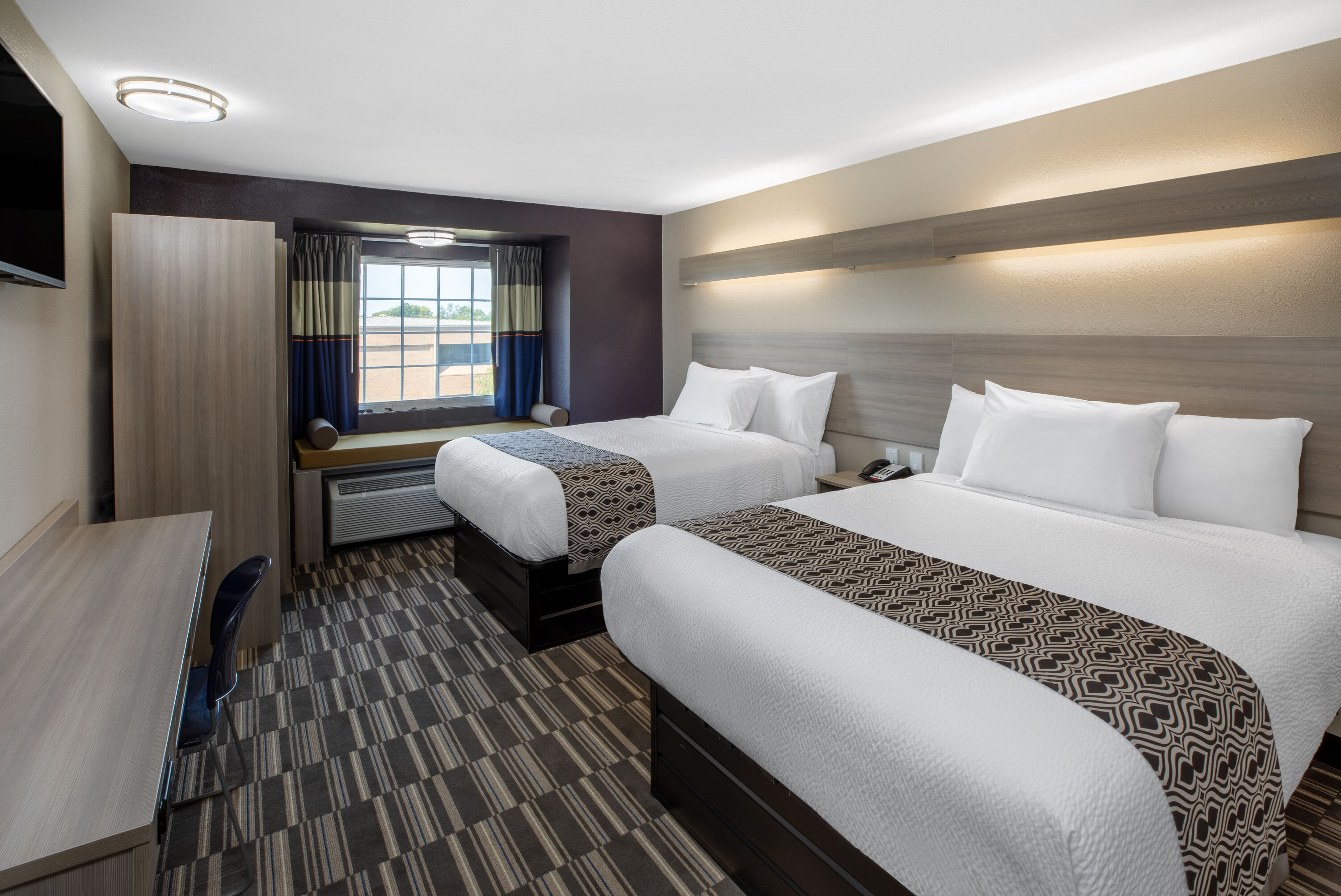 Guest room at the Microtel Inn & Suites by Wyndham Bossier City in Bossier City, Louisiana