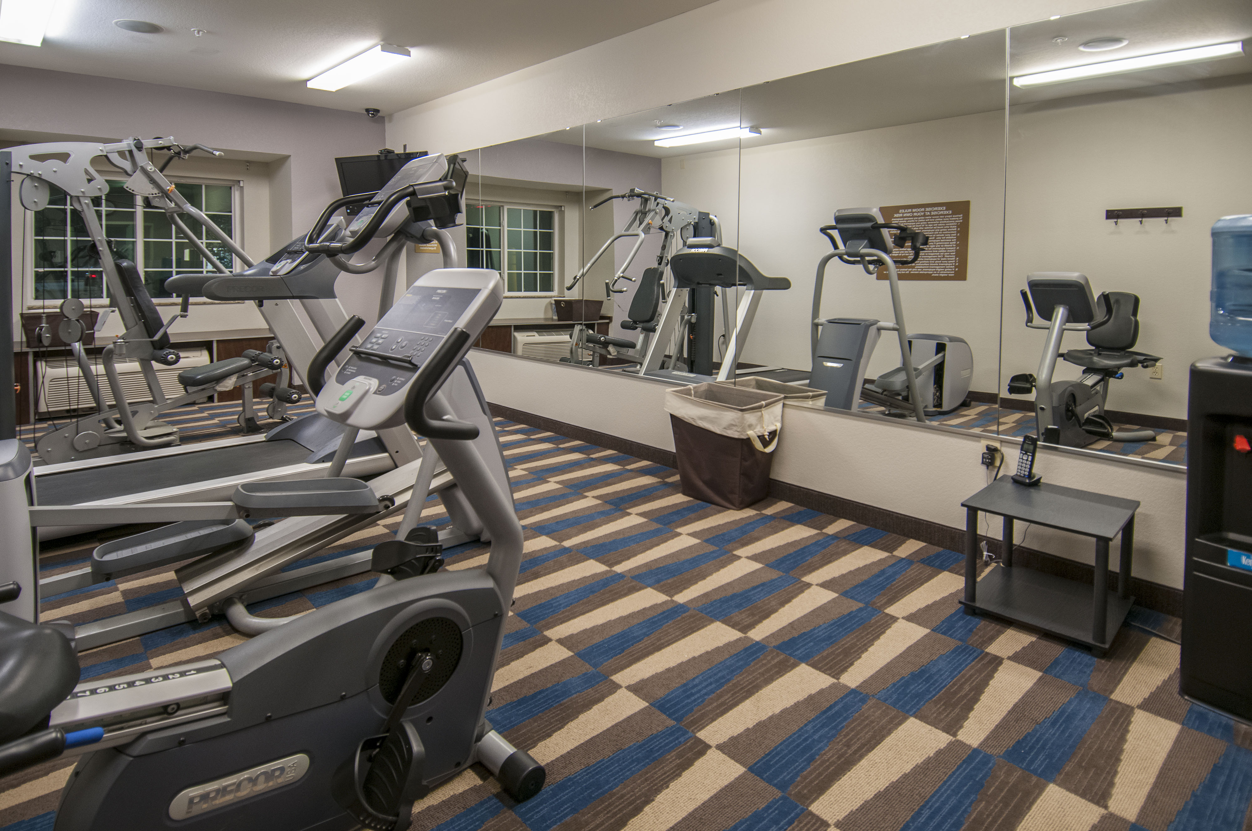 Fitness room at Microtel Inn & Suites by Wyndham Pearl River/Slidell in Pearl River, Louisiana