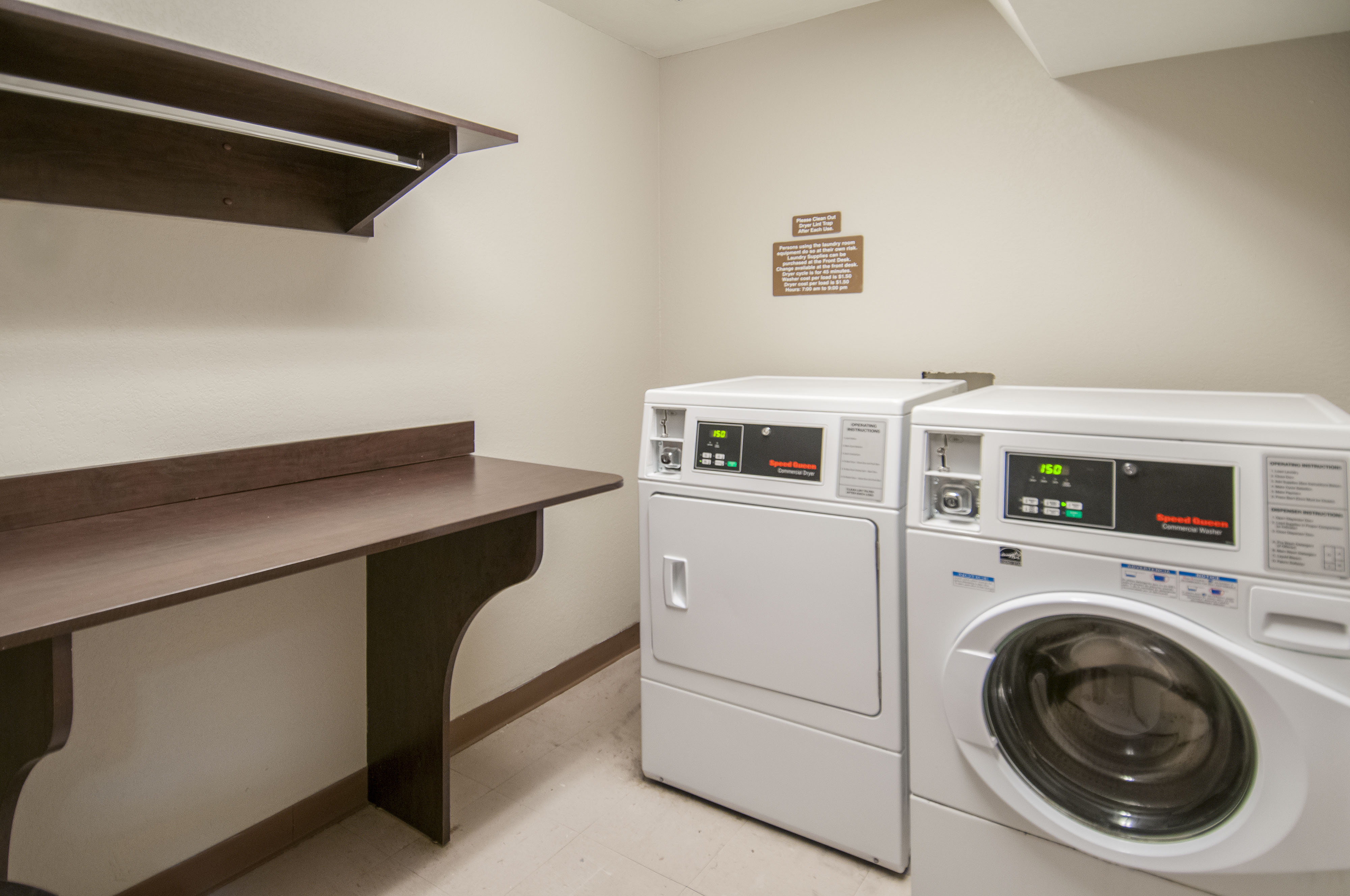 Laundry facilities at Microtel Inn & Suites by Wyndham Pearl River/Slidell in Pearl River, Louisiana