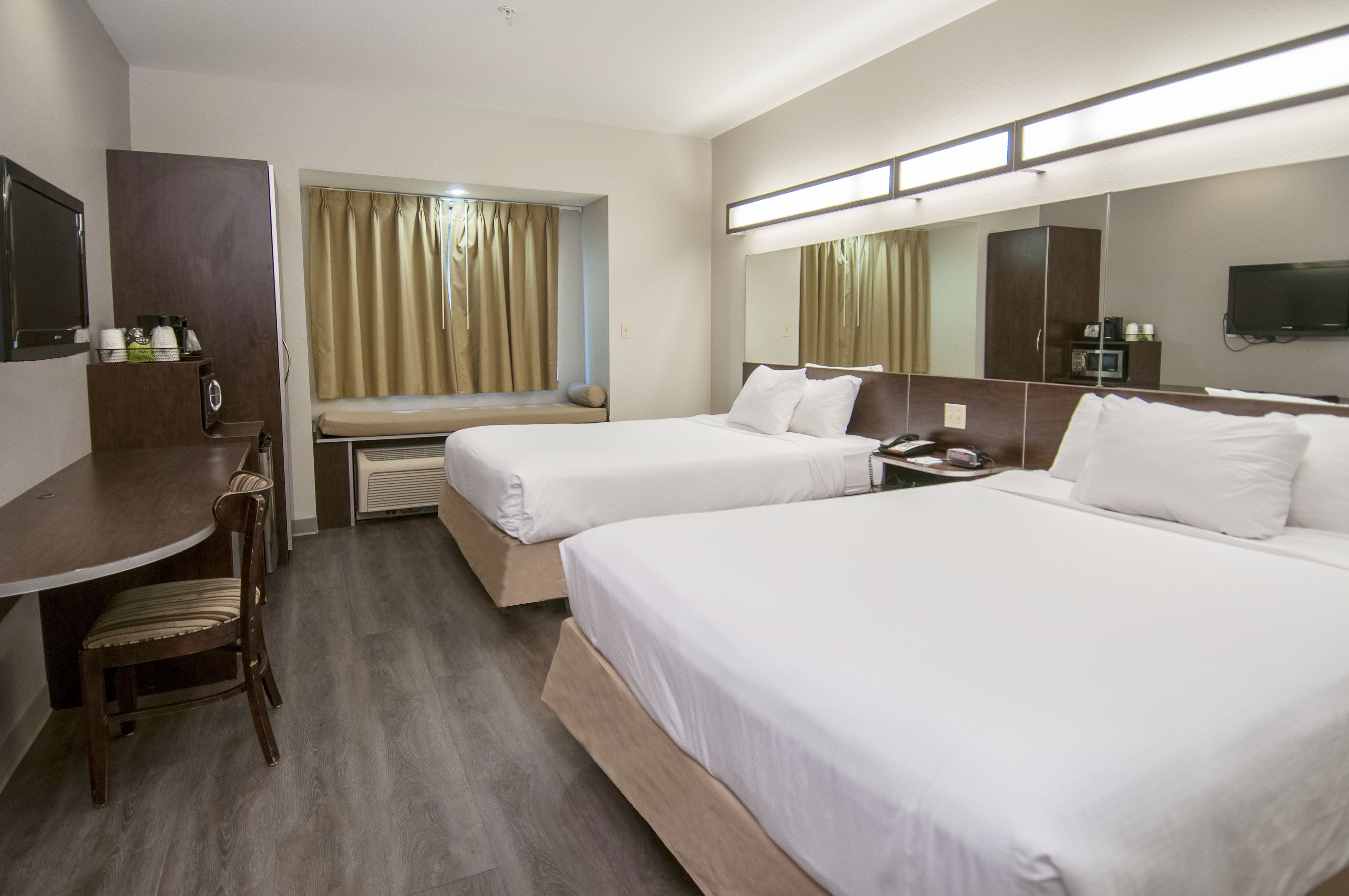 Guest room at the Microtel Inn & Suites by Wyndham Pearl River/Slidell in Pearl River, Louisiana