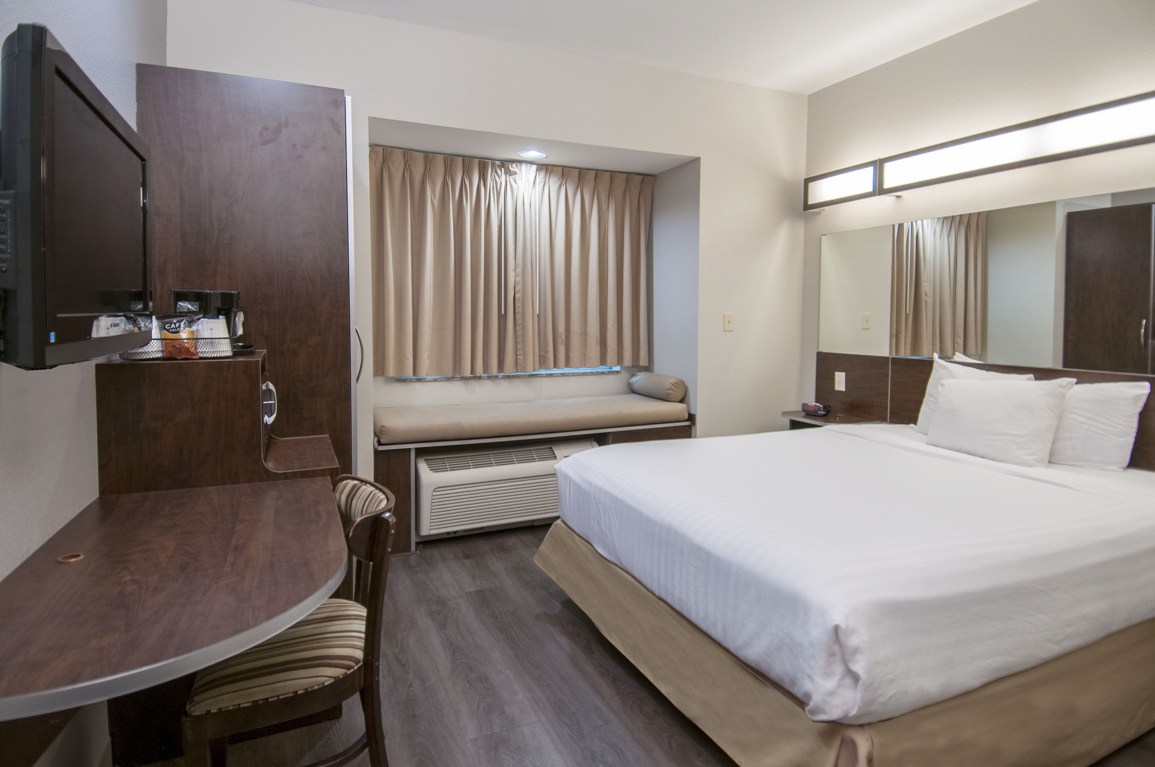 Guest room at the Microtel Inn & Suites by Wyndham Pearl River/Slidell in Pearl River, Louisiana