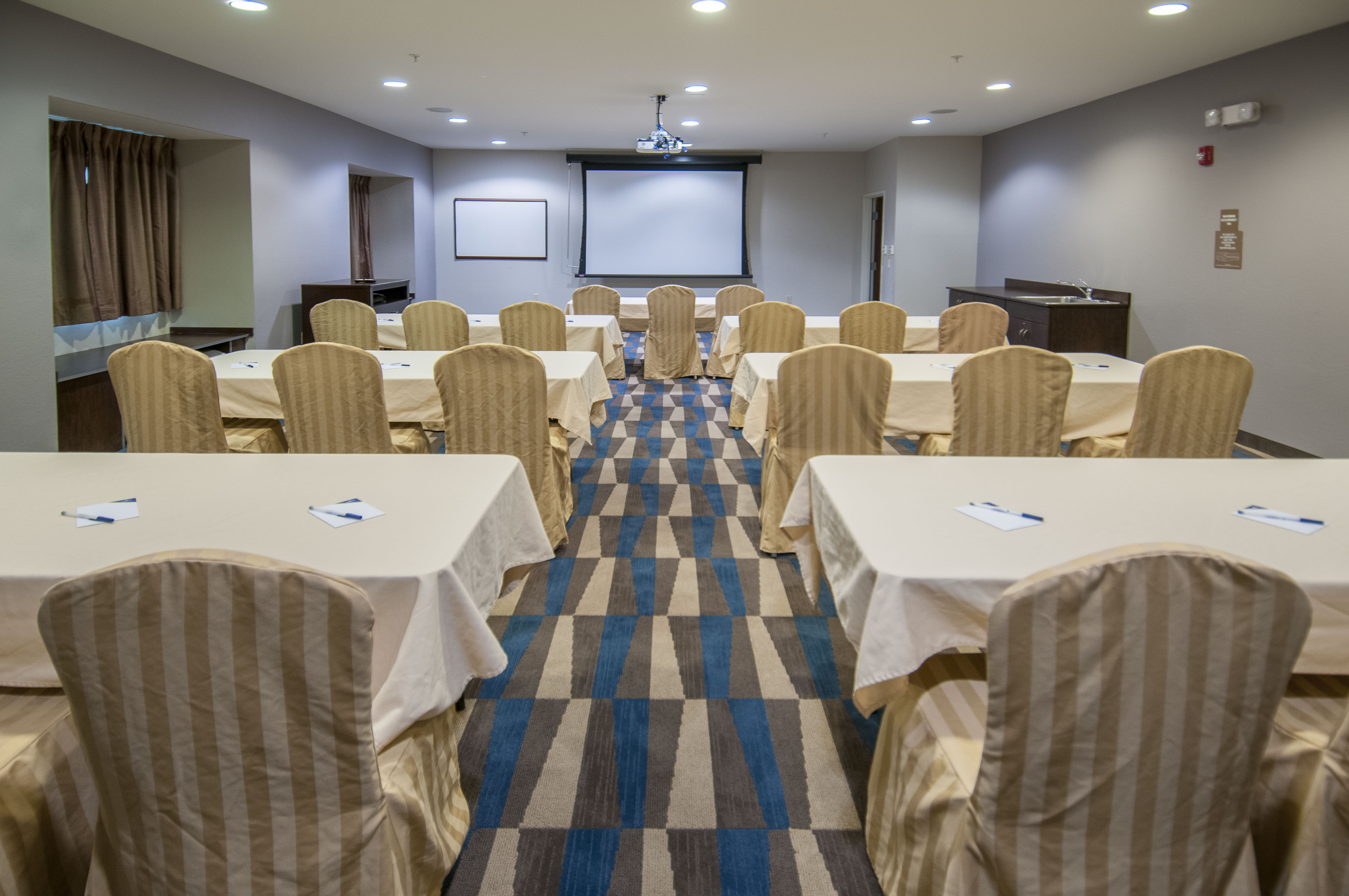 Meeting room at Microtel Inn & Suites by Wyndham Pearl River/Slidell in Pearl River, Louisiana