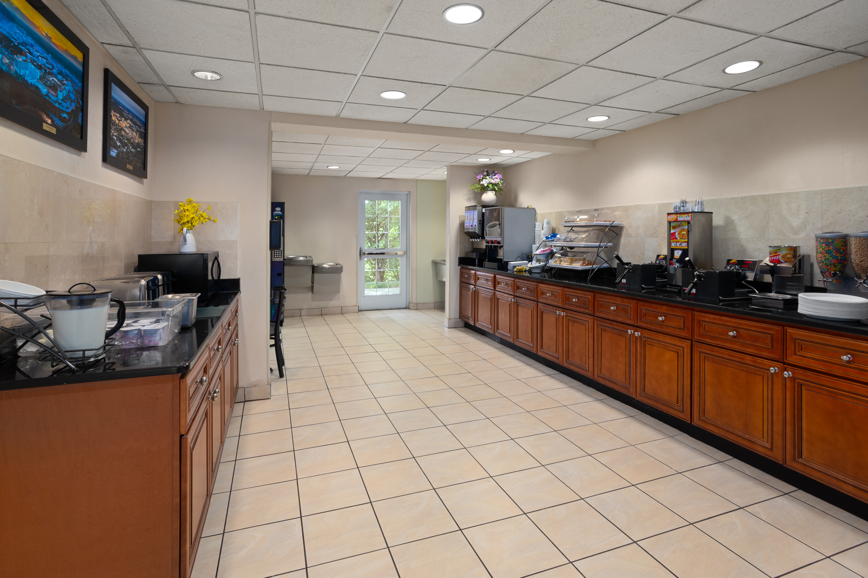 Free breakfast at Microtel Inn & Suites by Wyndham Ann Arbor in Ann Arbor, Michigan