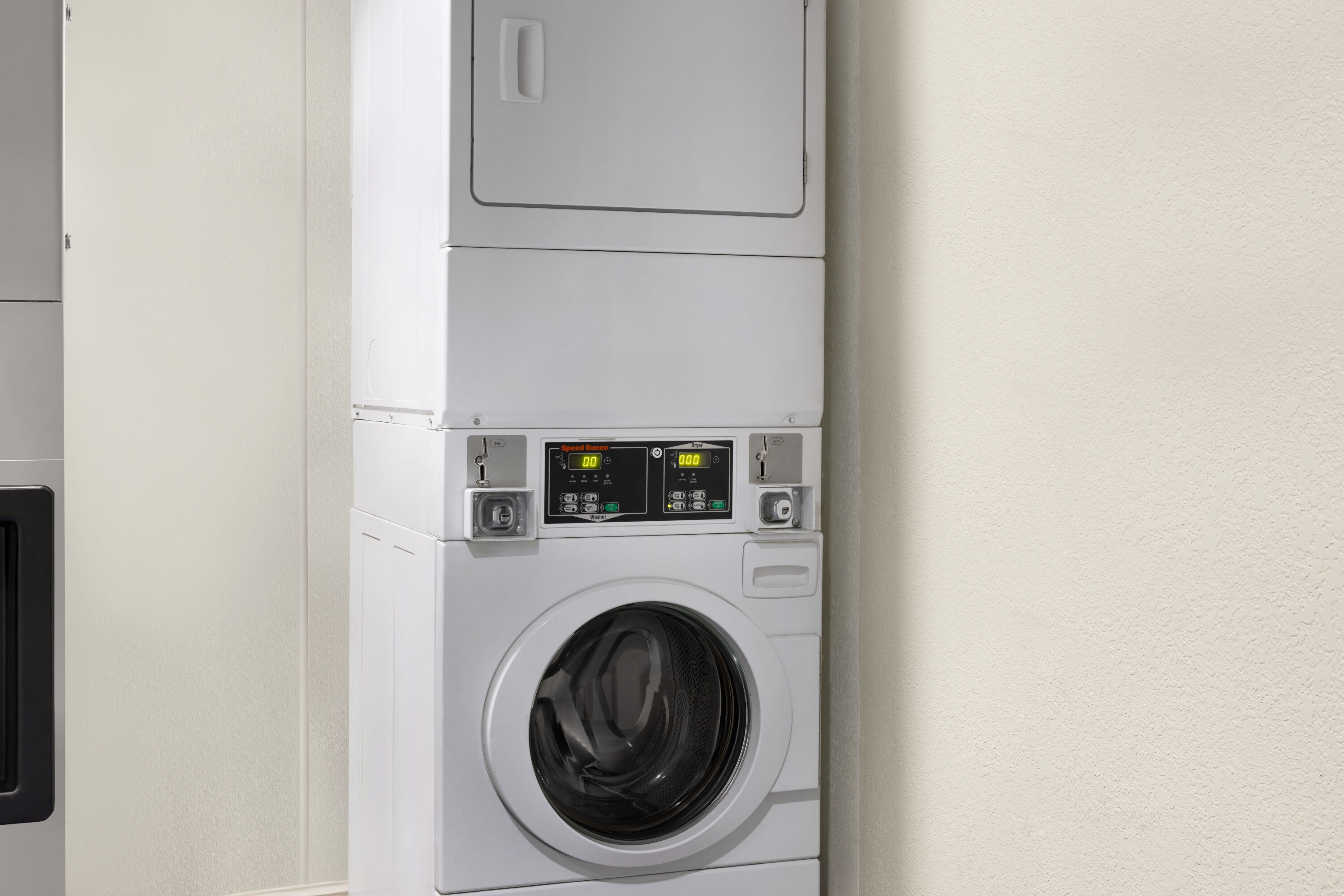 Laundry facilities at Microtel Inn & Suites by Wyndham New Ulm in New Ulm, Minnesota