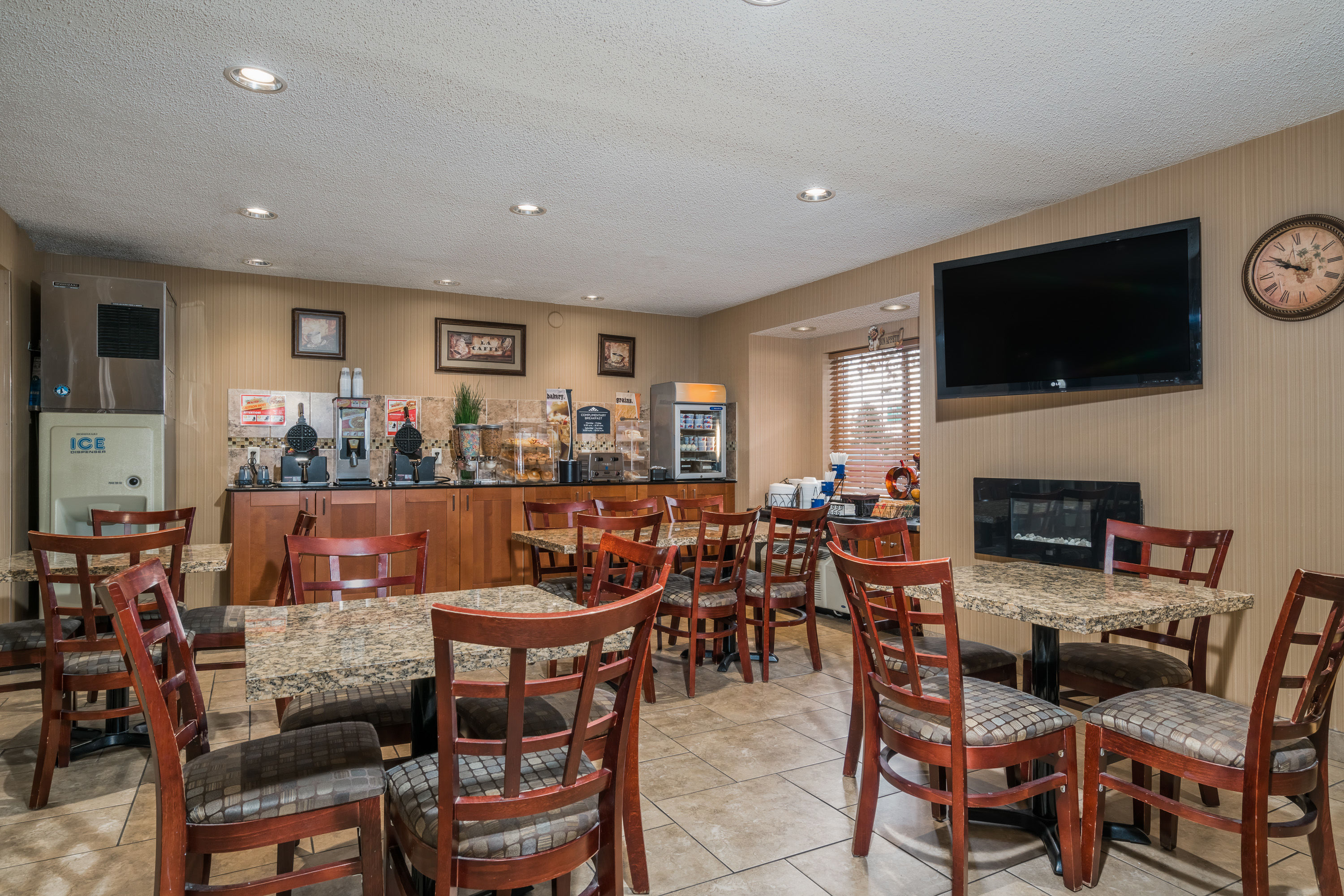 Free breakfast at Microtel Inn & Suites by Wyndham Rochester North Mayo Clinic in Rochester, Minnesota