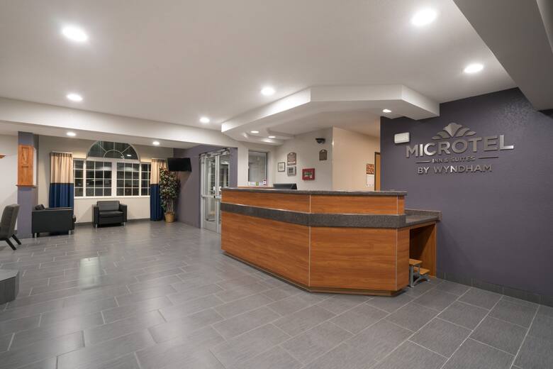 Microtel Inn & Suites by Wyndham Springfield hotel lobby in Springfield, Minnesota
