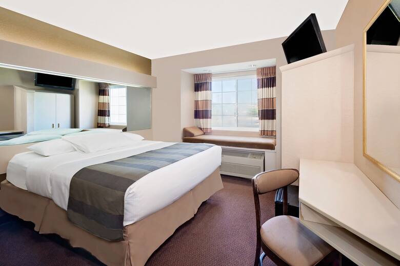 Guest room at the Microtel Inn & Suites by Wyndham Joplin in Joplin, Missouri