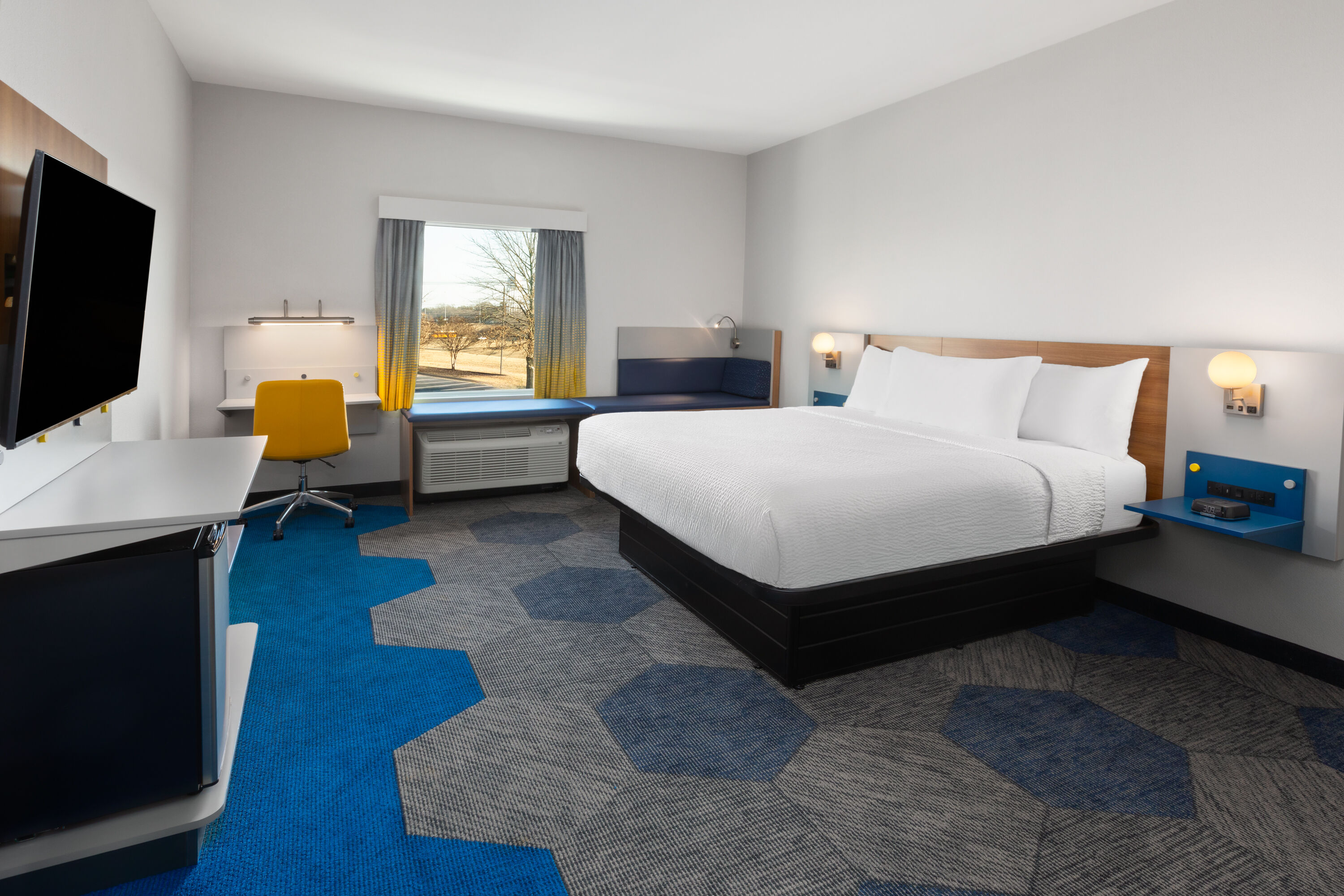 Guest room at the Microtel Inn & Suites by Wyndham Olive Branch in Olive Branch, Mississippi