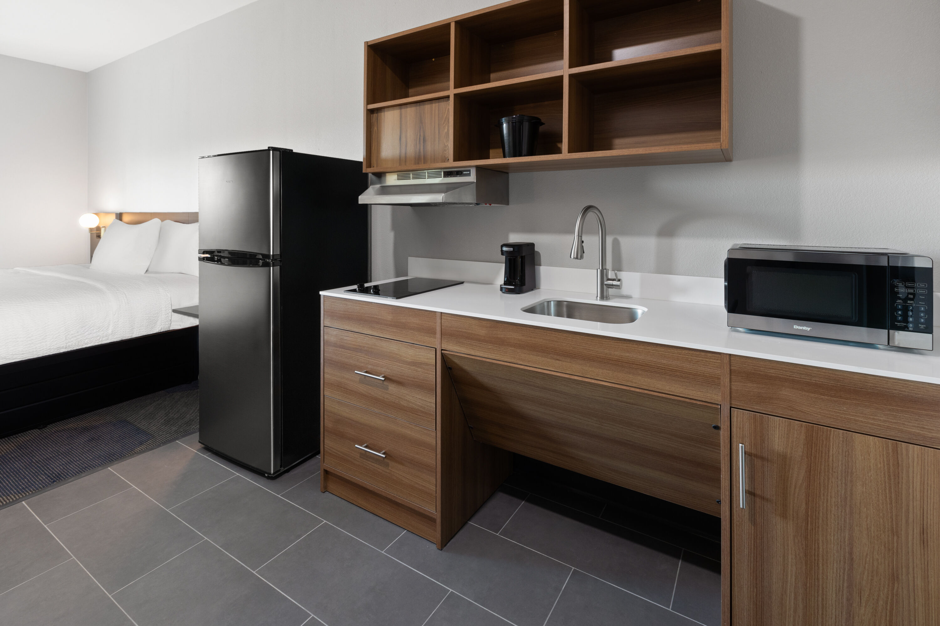 Guest room at the Microtel Inn & Suites by Wyndham Olive Branch in Olive Branch, Mississippi