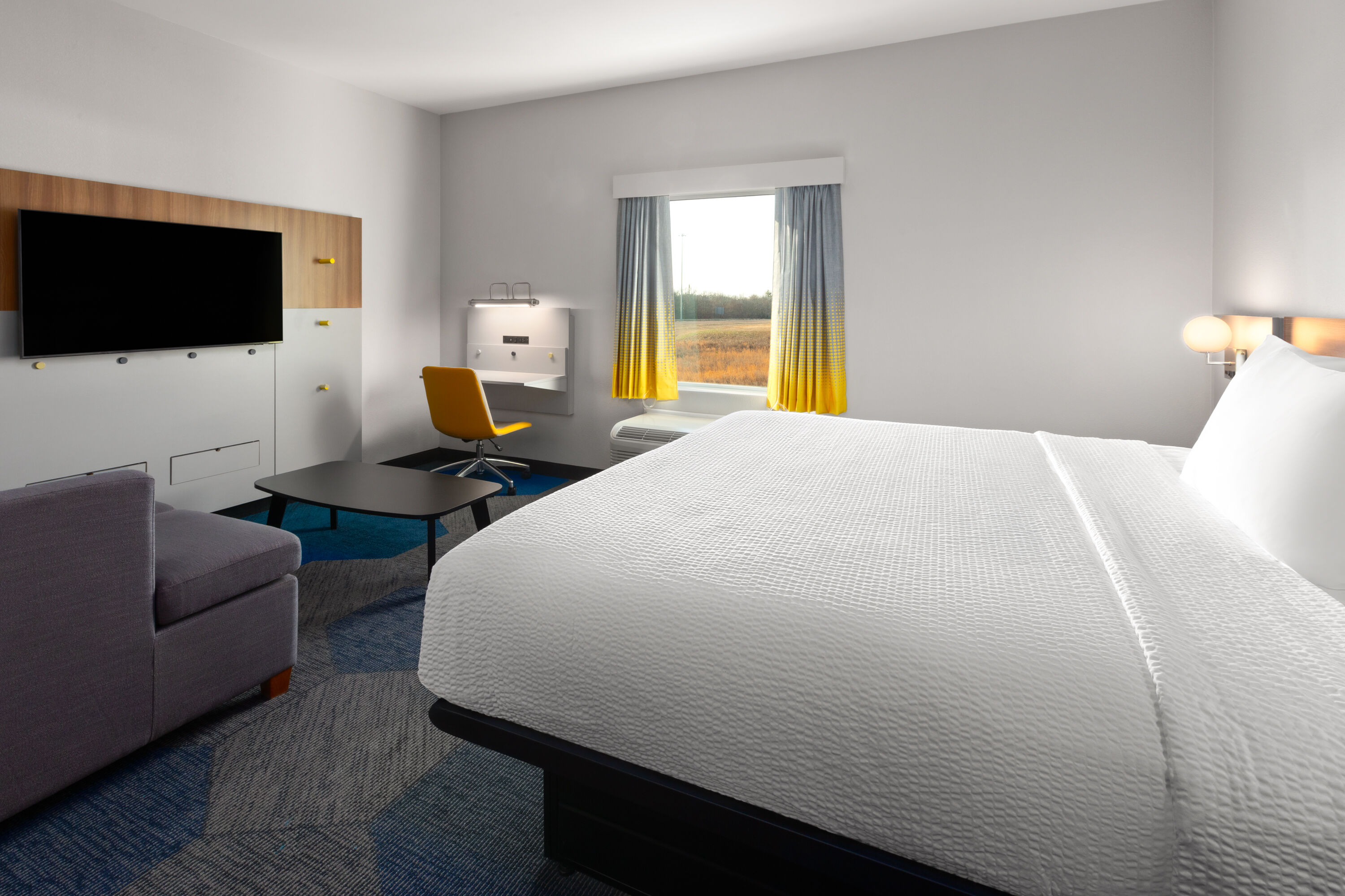 Guest room at the Microtel Inn & Suites by Wyndham Olive Branch in Olive Branch, Mississippi