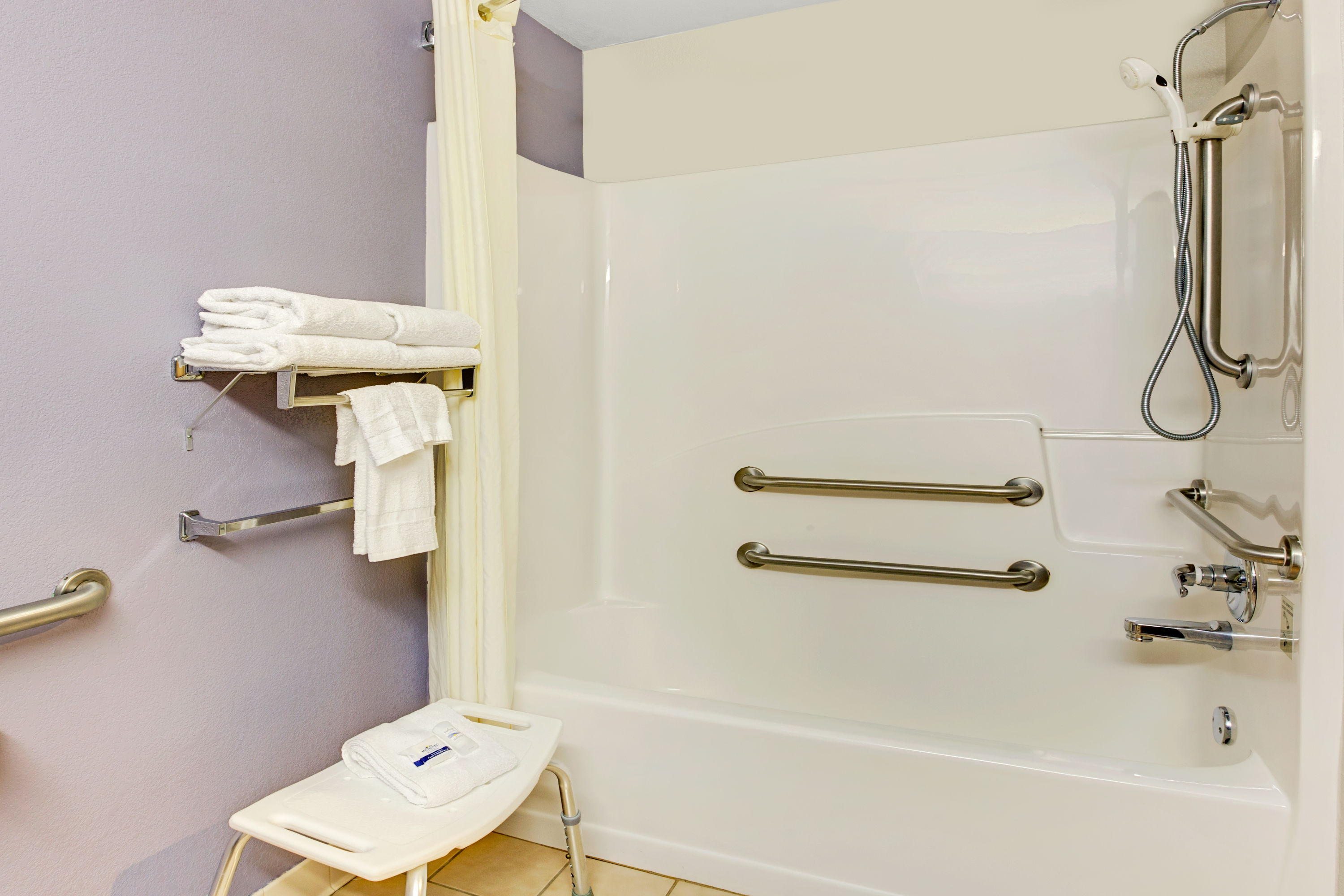 Guest room at the Microtel Inn & Suites by Wyndham Cherokee in Cherokee, North Carolina