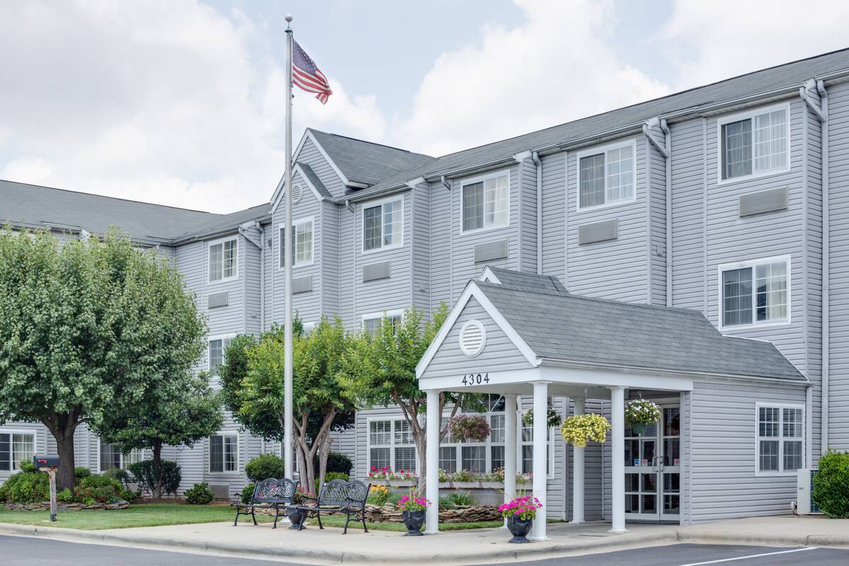 Microtel Inn Suites By Wyndham Greensboro Hotels Exterior Of Microtel Inn Suites By Wyndham Greensboro Hotel In North Carolina