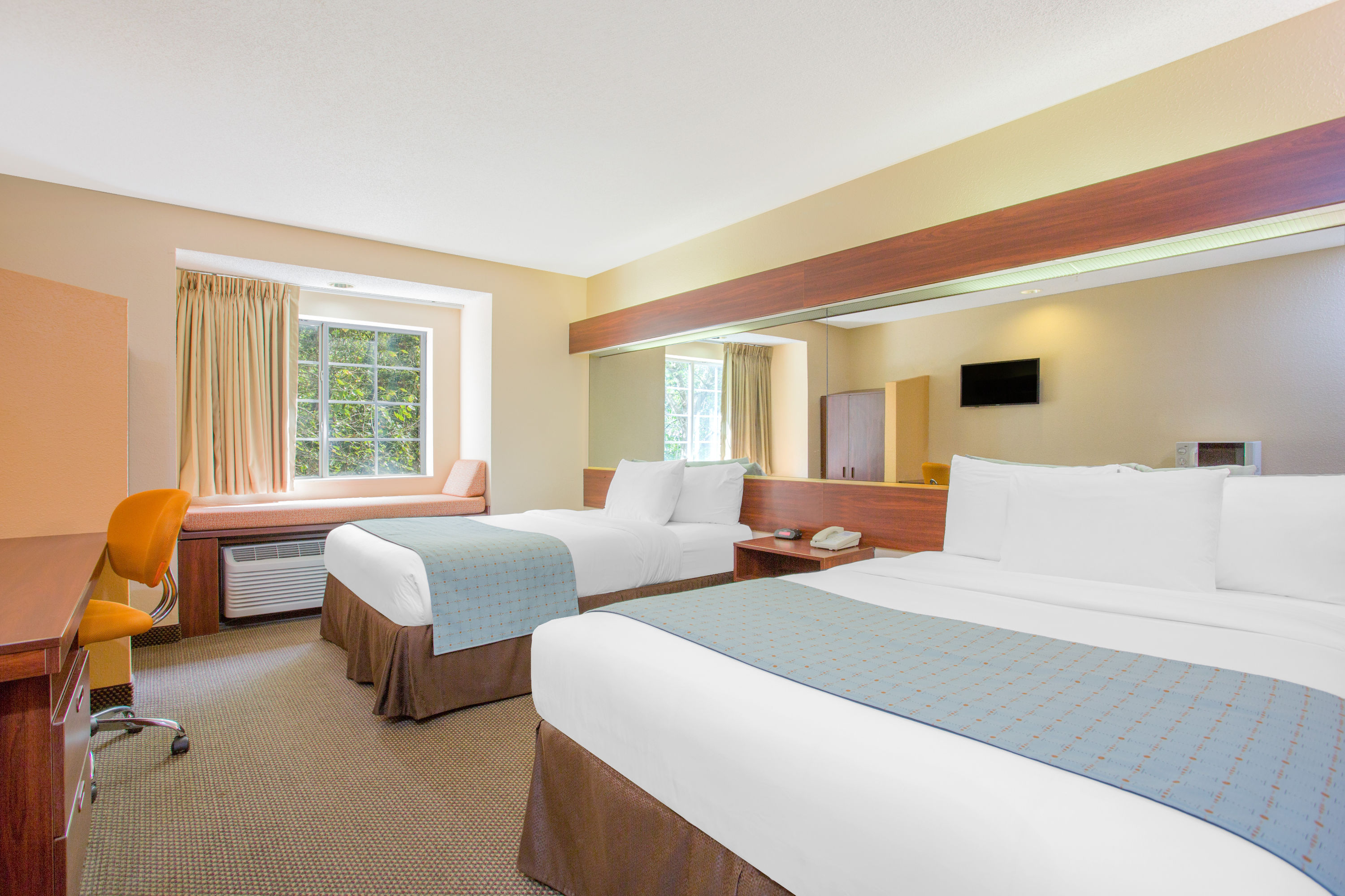 Guest room at the Microtel Inn & Suites by Wyndham Kannapolis/Concord in Kannapolis, North Carolina