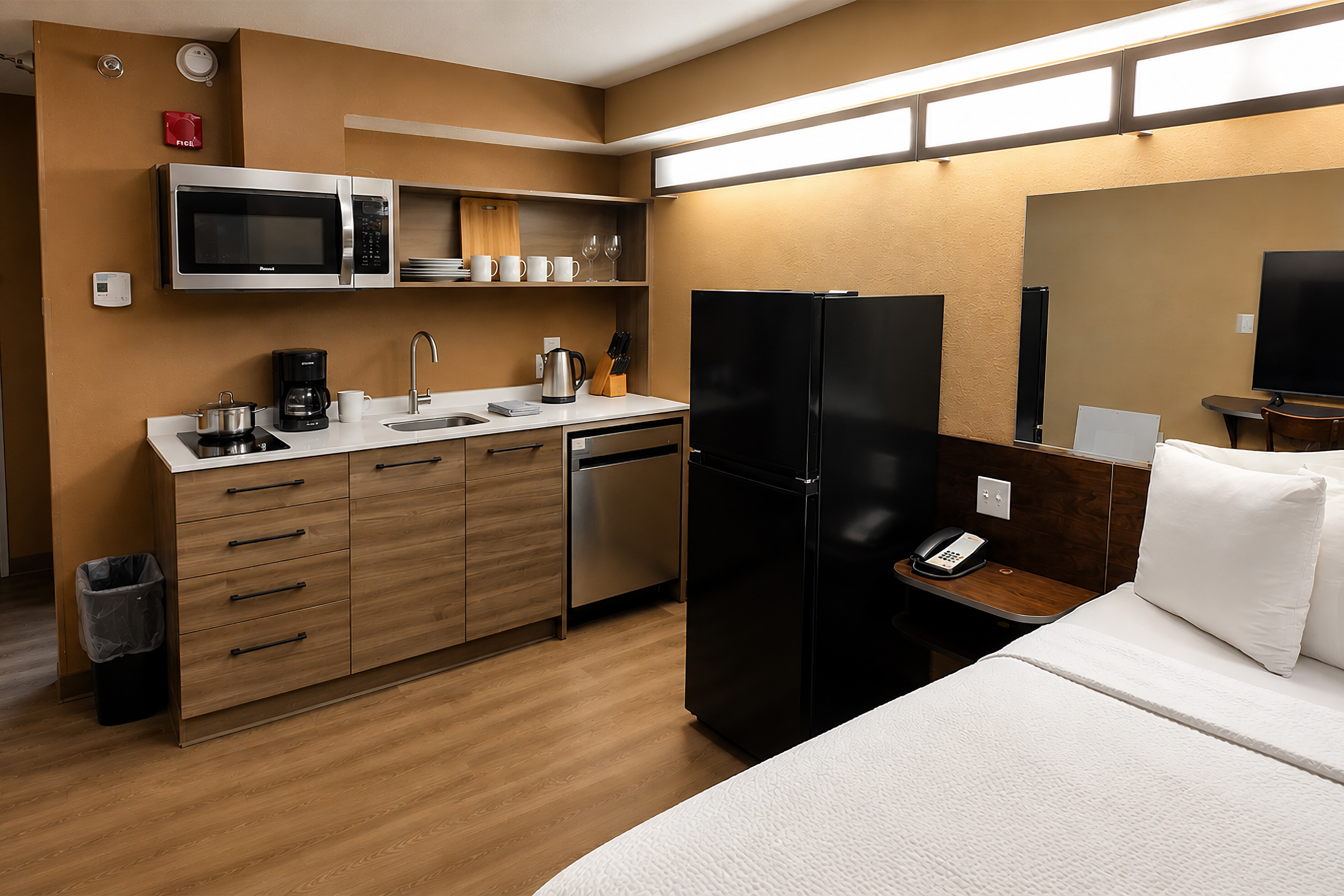 Guest room at the Microtel Inn & Suites by Wyndham Williston in Williston, North Dakota