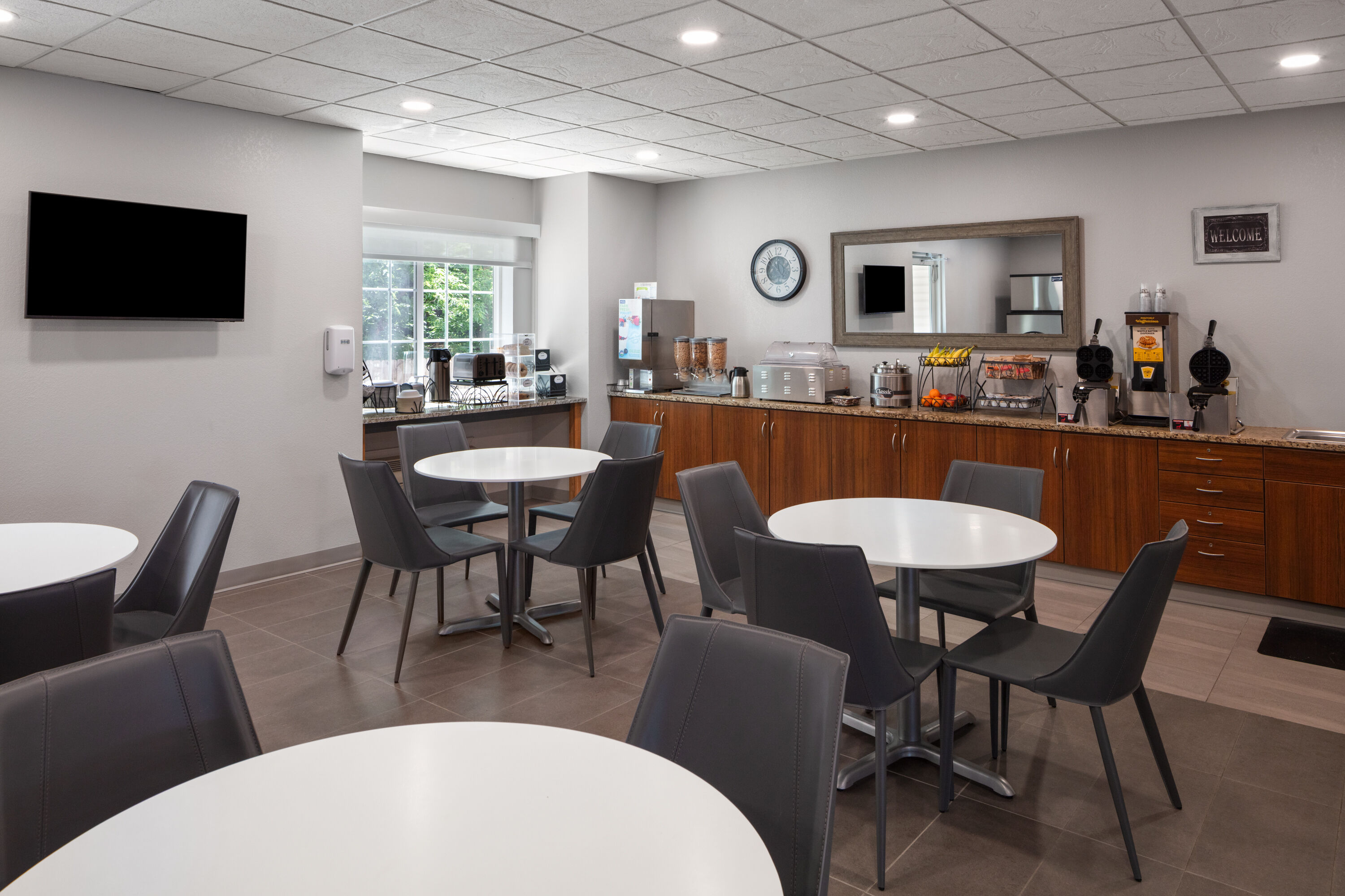 Free breakfast at Microtel Inn & Suites by Wyndham Kearney in Kearney, Nebraska