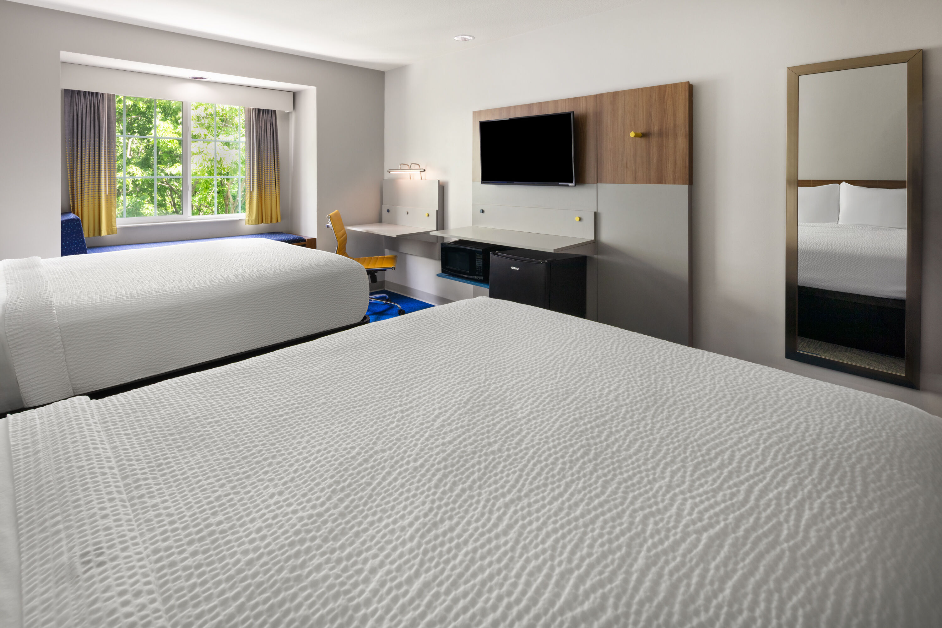 Guest room at the Microtel Inn & Suites by Wyndham Kearney in Kearney, Nebraska